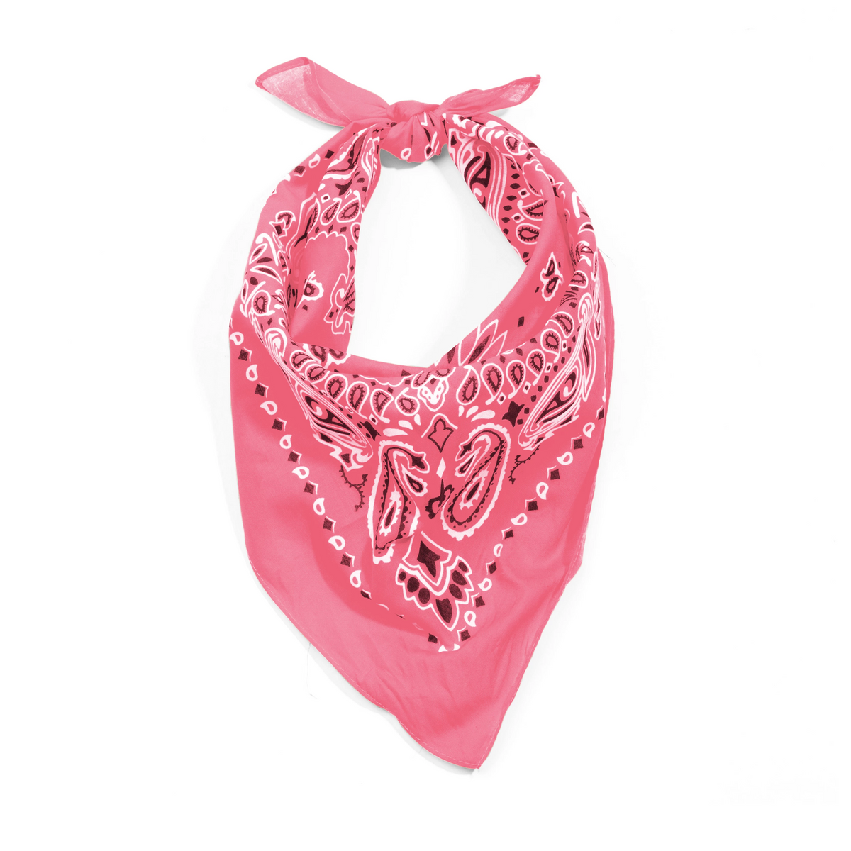 Rothco Trainmen Paisley Bandana – Extra-Large - 27” X 27" - Rothco ##4349-PINK