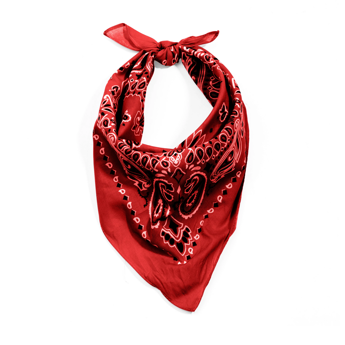 Rothco Trainmen Paisley Bandana – Extra-Large - 27” X 27" - Rothco 4349-RDW