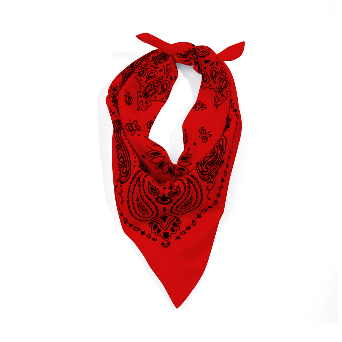 Rothco Trainmen Paisley Bandana – Extra-Large - 27” X 27" - Rothco 4349-RDBK