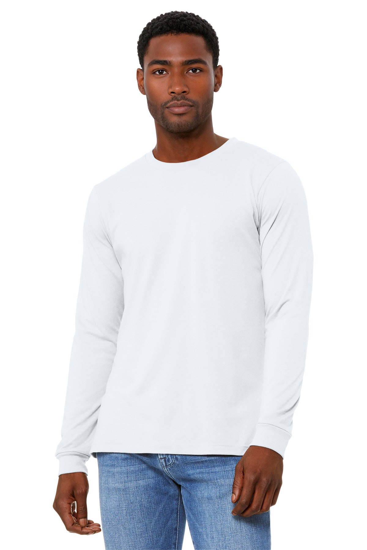 BELLA+CANVAS® Unisex Heather CVC Long Sleeve Tee BC3501CVC