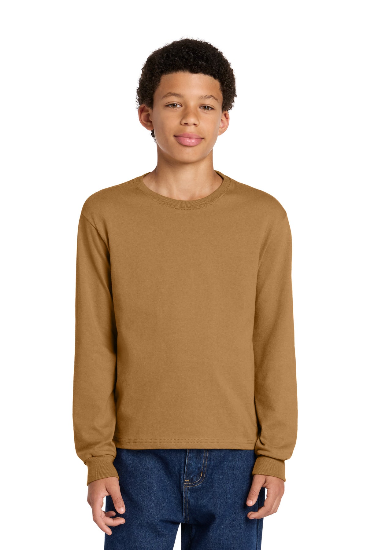 BELLA+CANVAS® Youth 6-Ounce Heavyweight Long Sleeve Tee BC3511Y