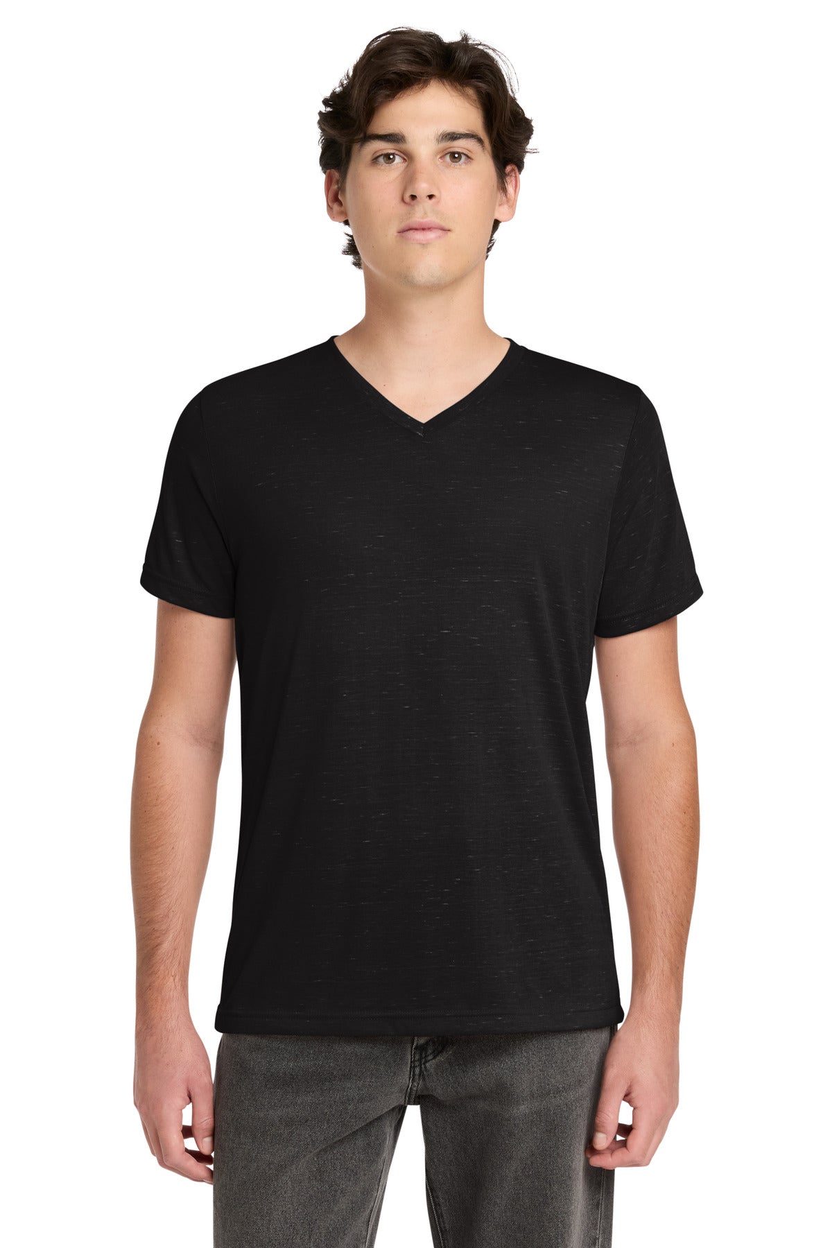 BELLA+CANVAS® Unisex Textured Jersey V-Neck Tee BC3655
