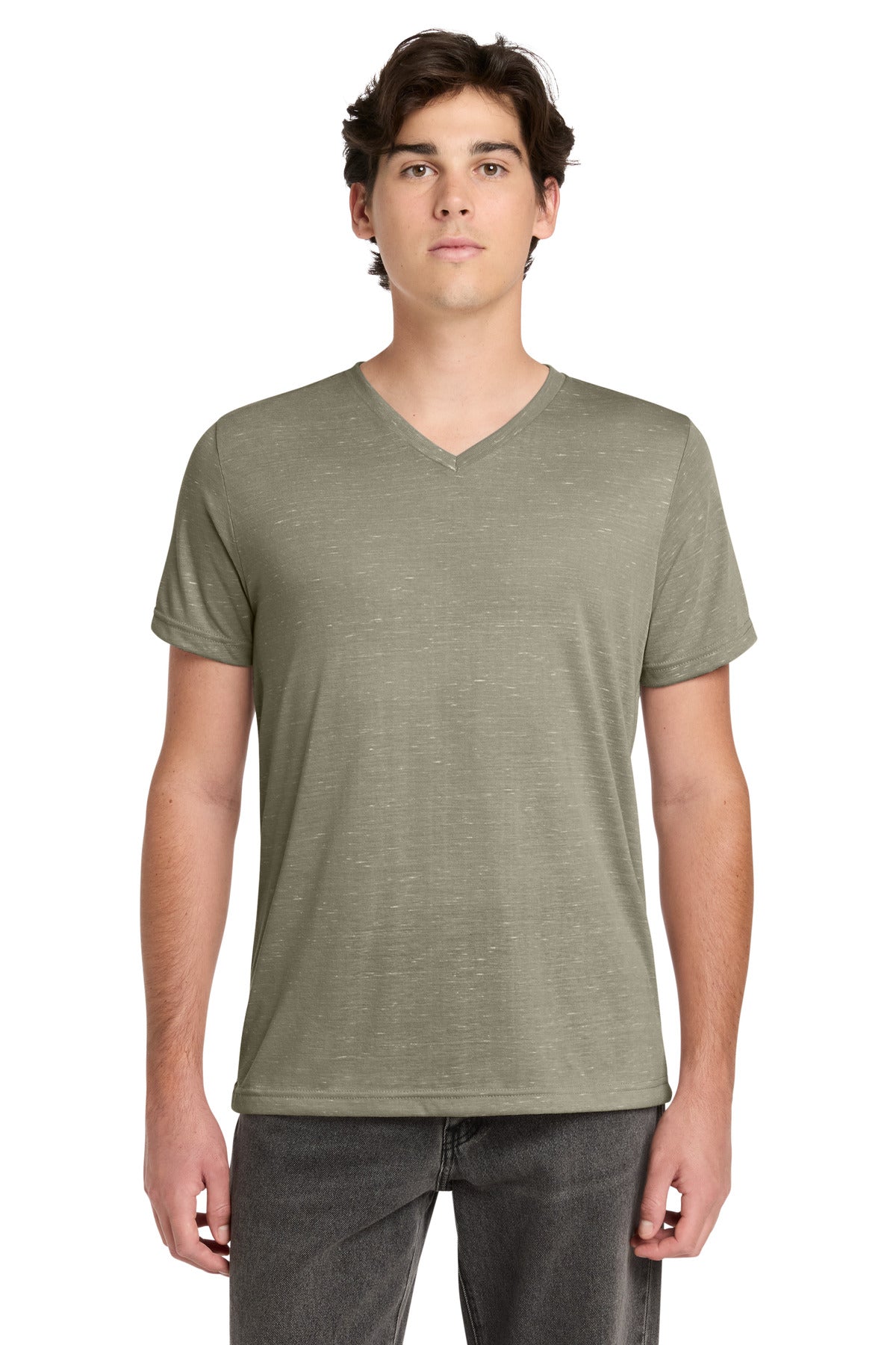 BELLA+CANVAS® Unisex Textured Jersey V-Neck Tee BC3655