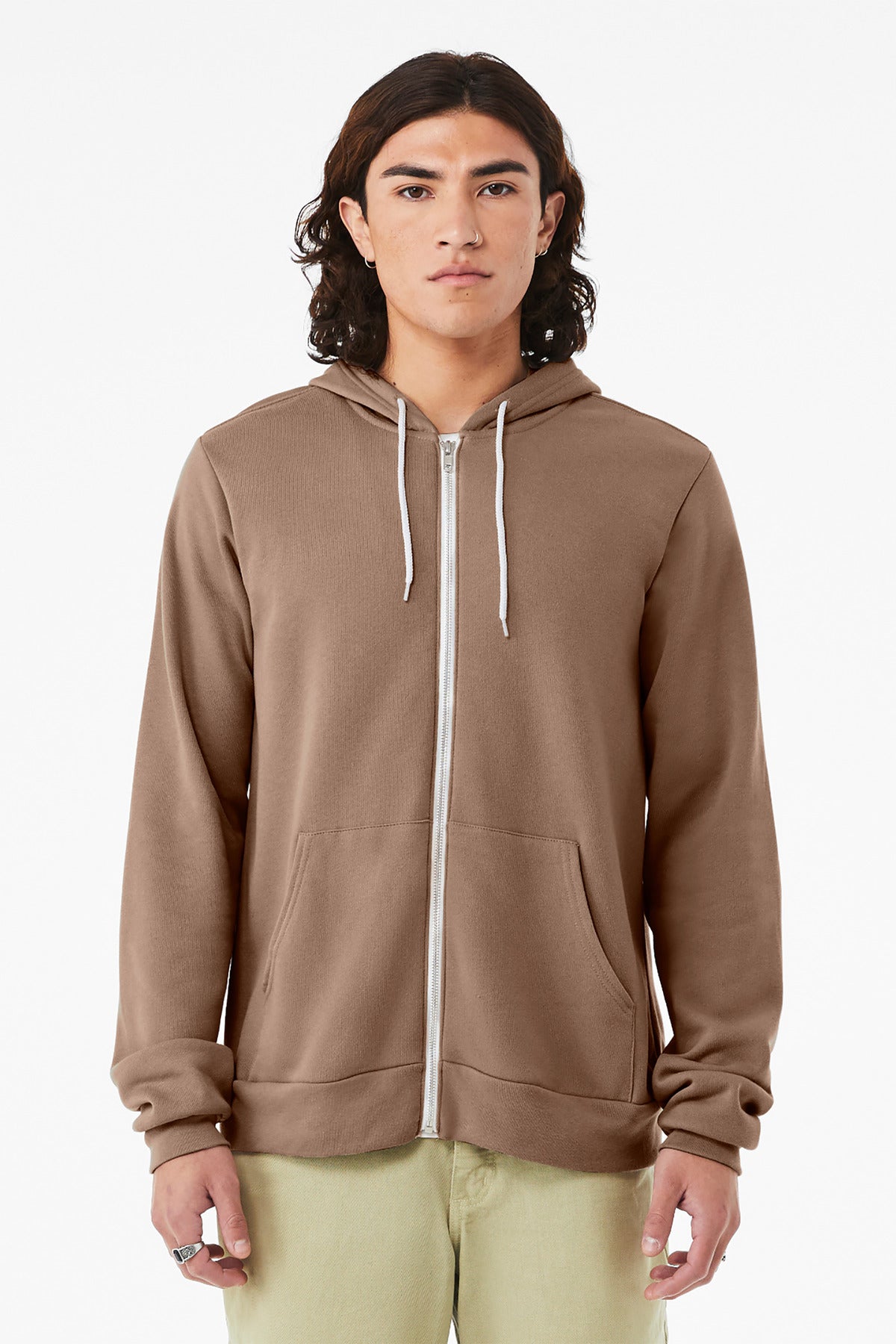 BELLA+CANVAS ® Unisex Sponge Fleece Full-Zip Hoodie. BC3739
