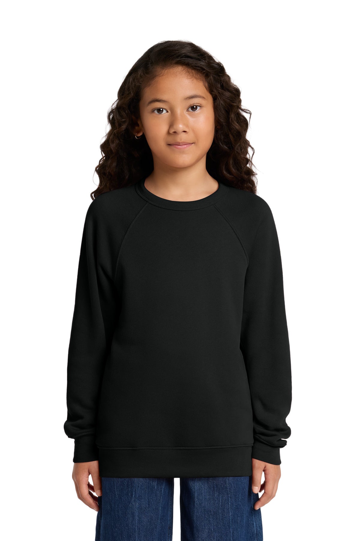 BELLA+CANVAS® Youth Sponge Fleece Raglan Sweatshirt BC3901Y
