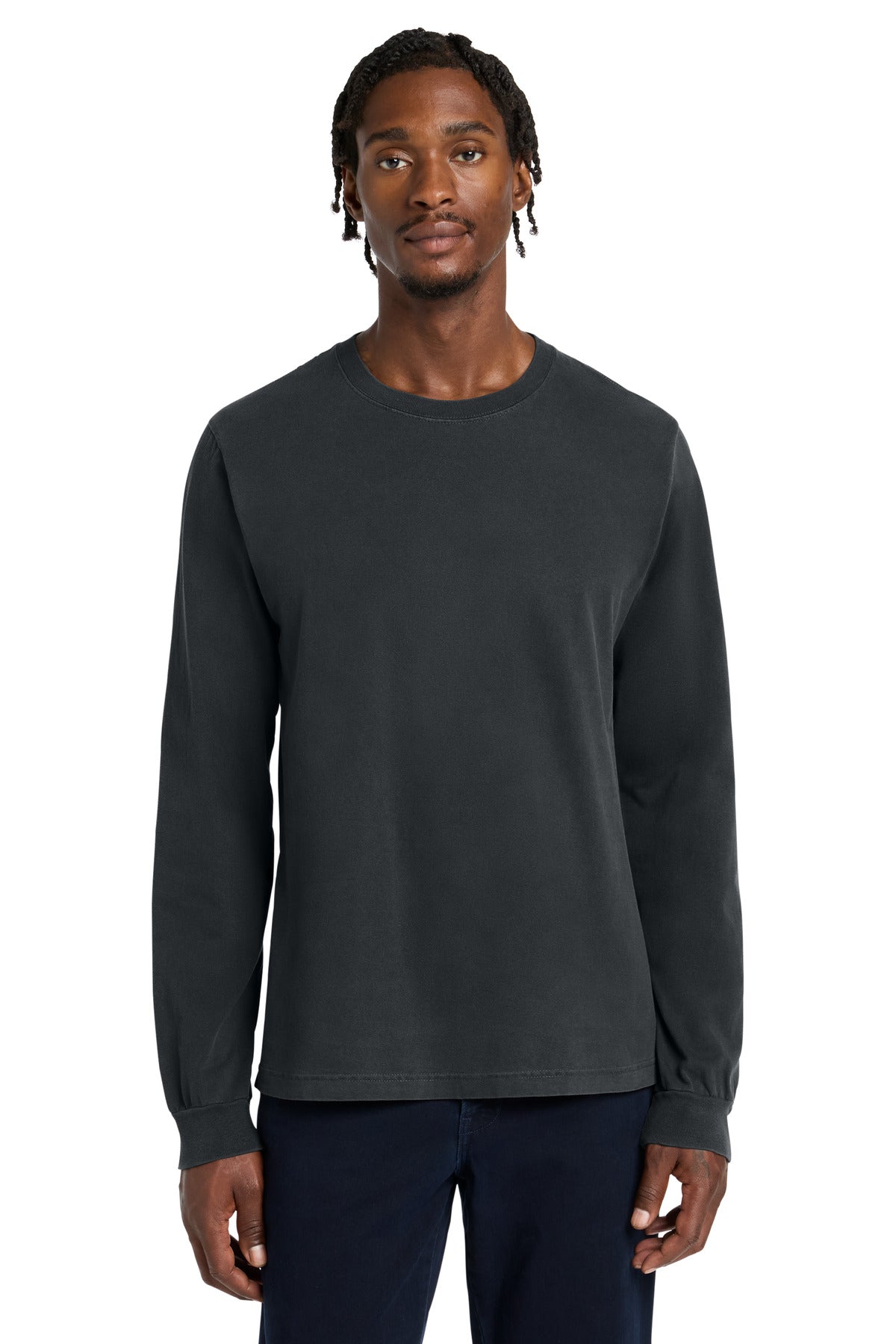 BELLA+CANVAS® Unisex Heavyweight Garment-Dyed Long Sleeve Tee BC4851GD
