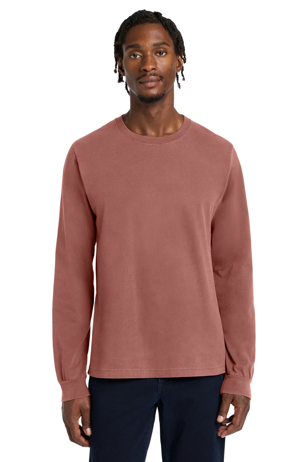 BELLA+CANVAS® Unisex Heavyweight Garment-Dyed Long Sleeve Tee BC4851GD
