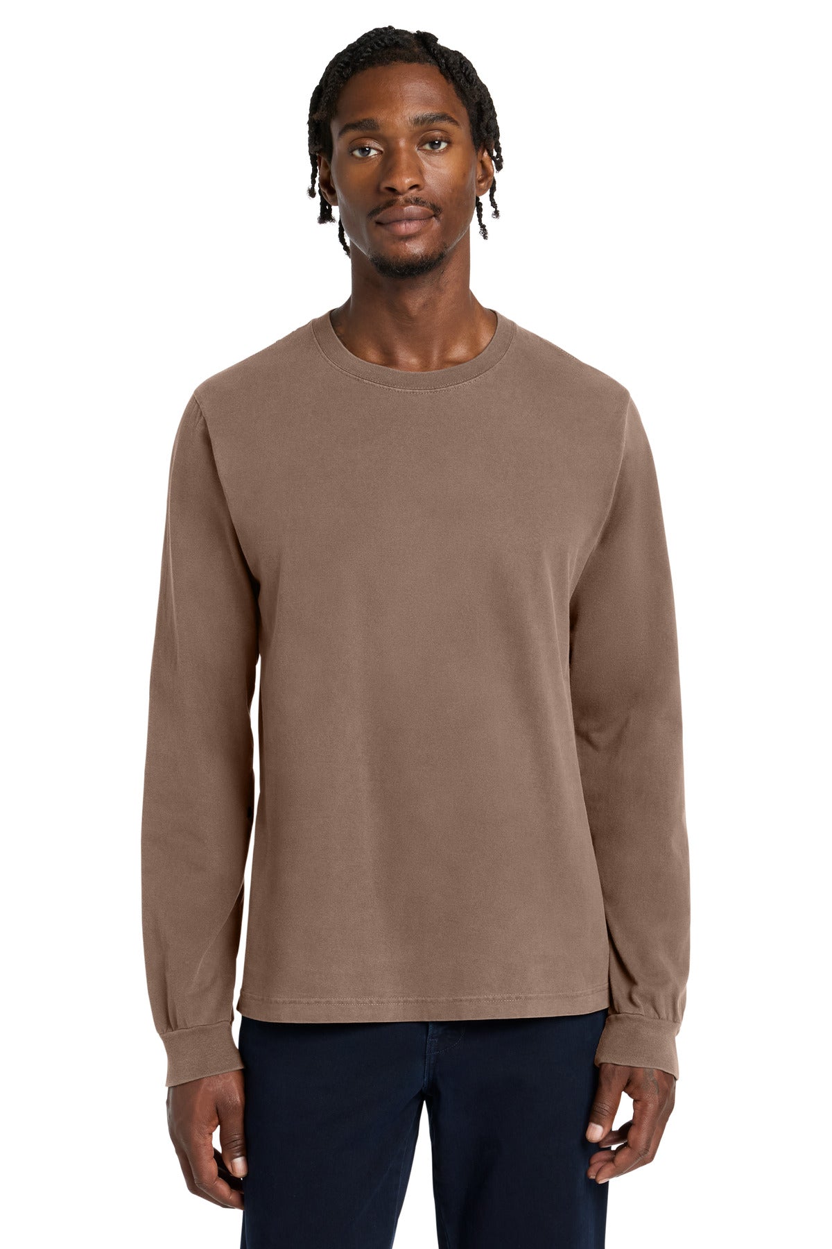 BELLA+CANVAS® Unisex Heavyweight Garment-Dyed Long Sleeve Tee BC4851GD
