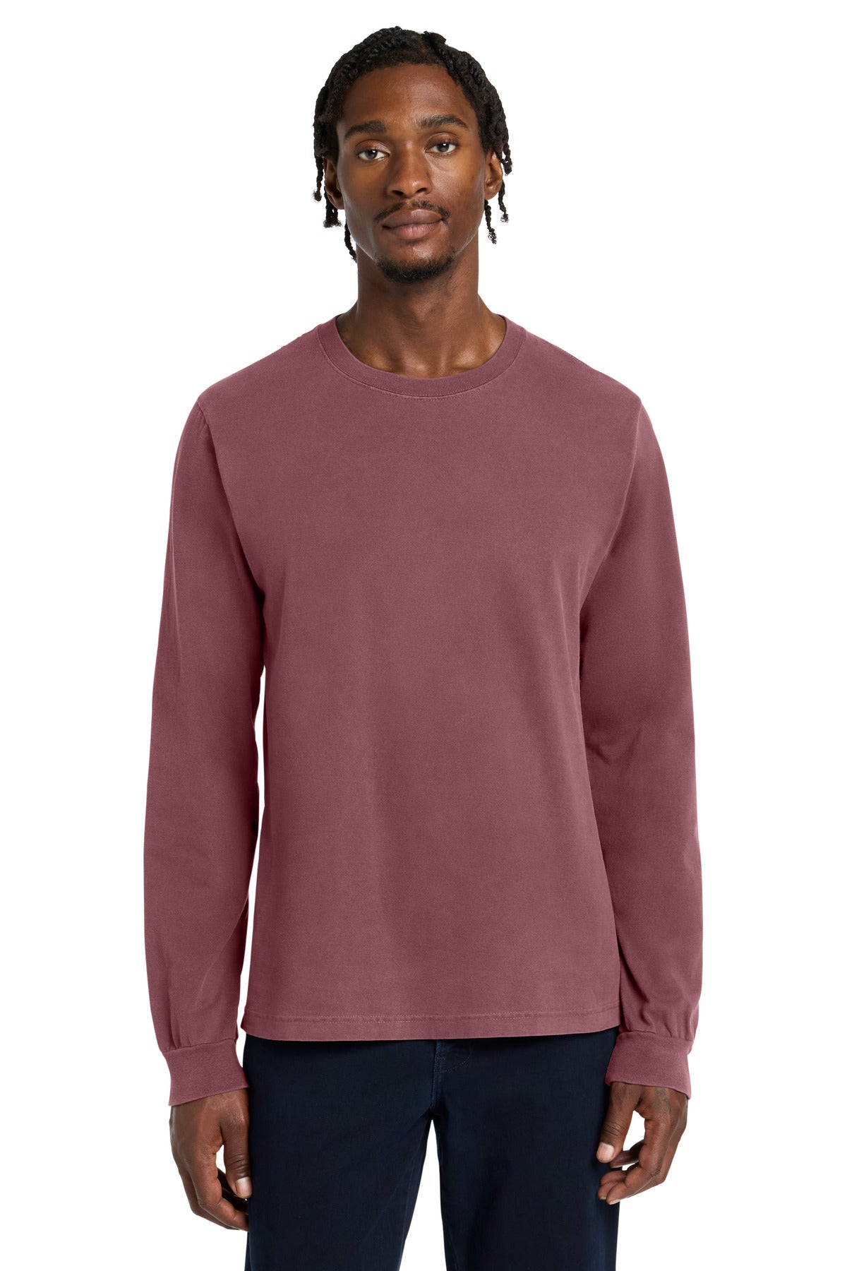 BELLA+CANVAS® Unisex Heavyweight Garment-Dyed Long Sleeve Tee BC4851GD