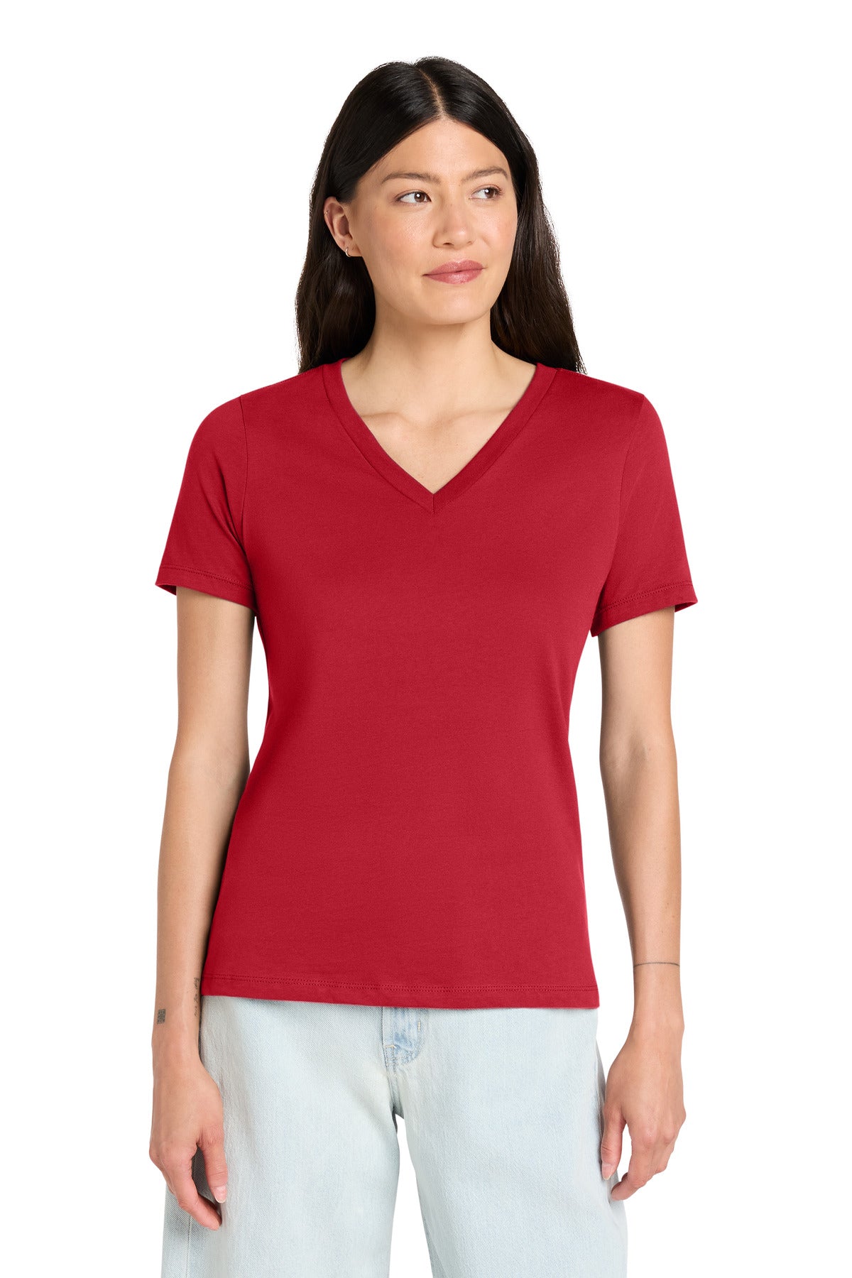 BELLA+CANVAS ® Women's Relaxed Jersey Short Sleeve V-Neck Tee. BC6405