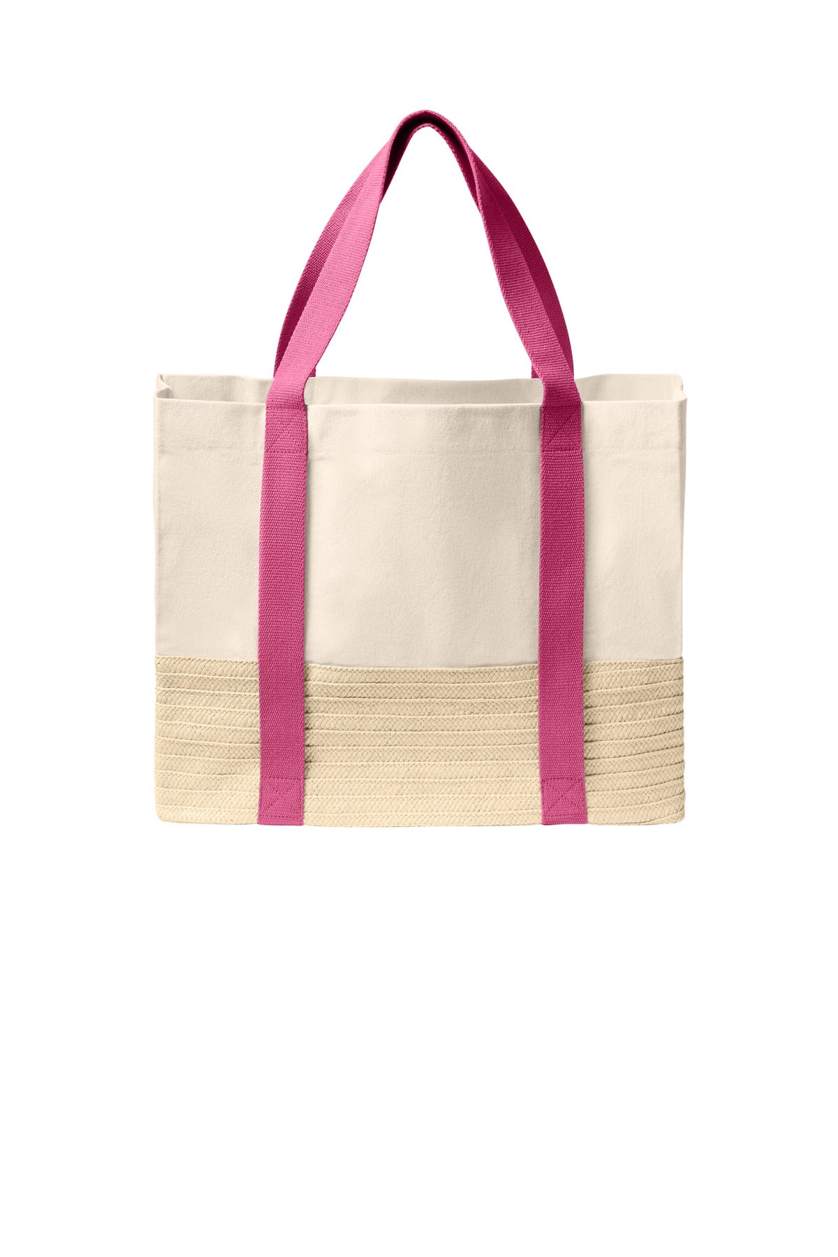 Port Authority® Straw Market Tote BG450