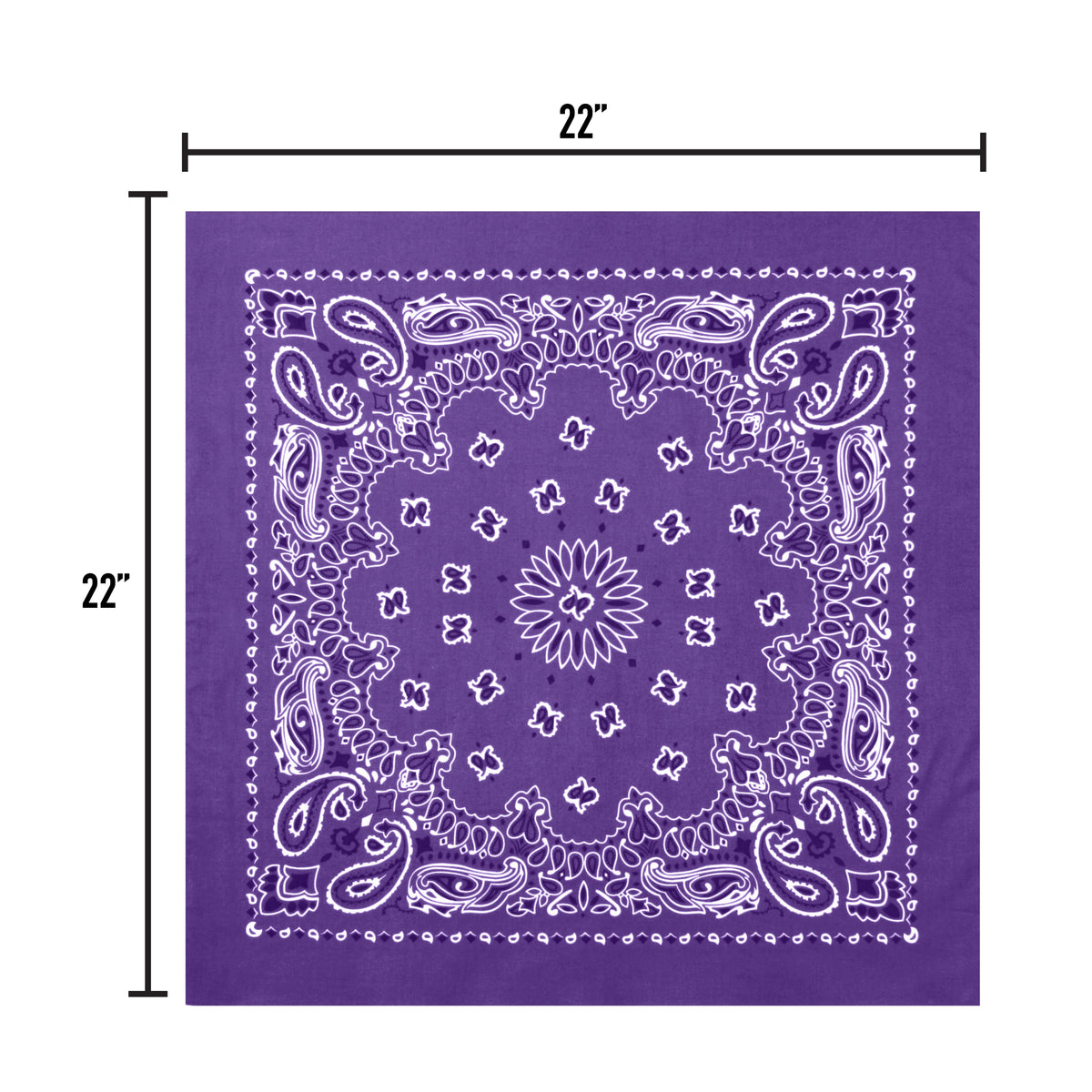 Rothco Trainmen Paisley Bandana - 22" X 22" - Rothco 4053