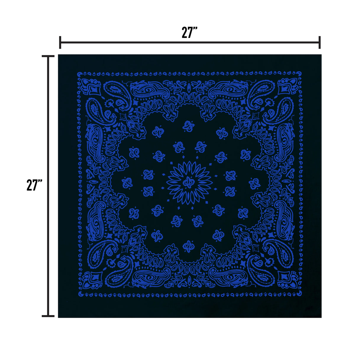 Rothco Trainmen Paisley Bandana – Extra-Large - 27” X 27" - Rothco 4045