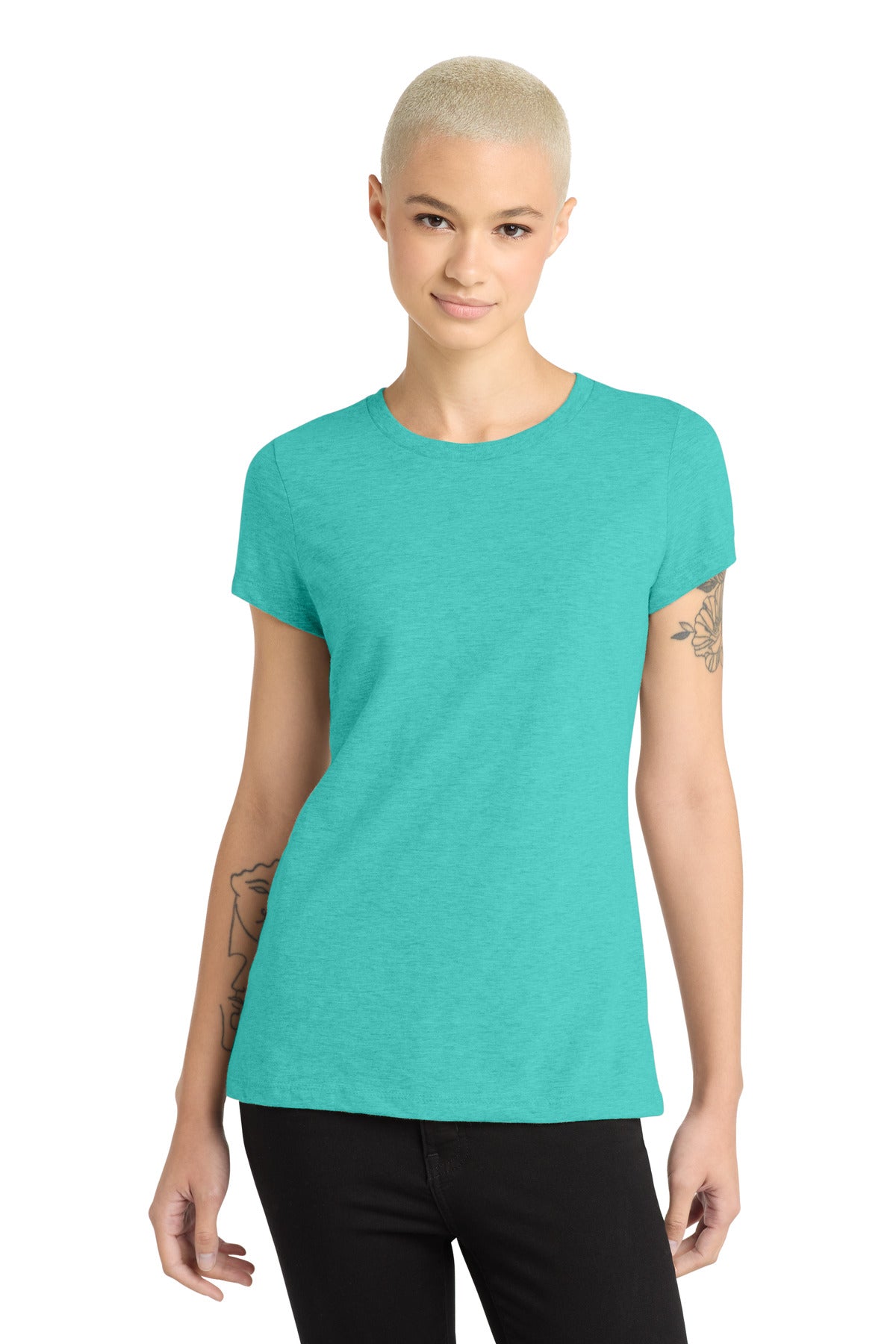 District ® Women's Perfect Blend® CVC Tee. DM108L