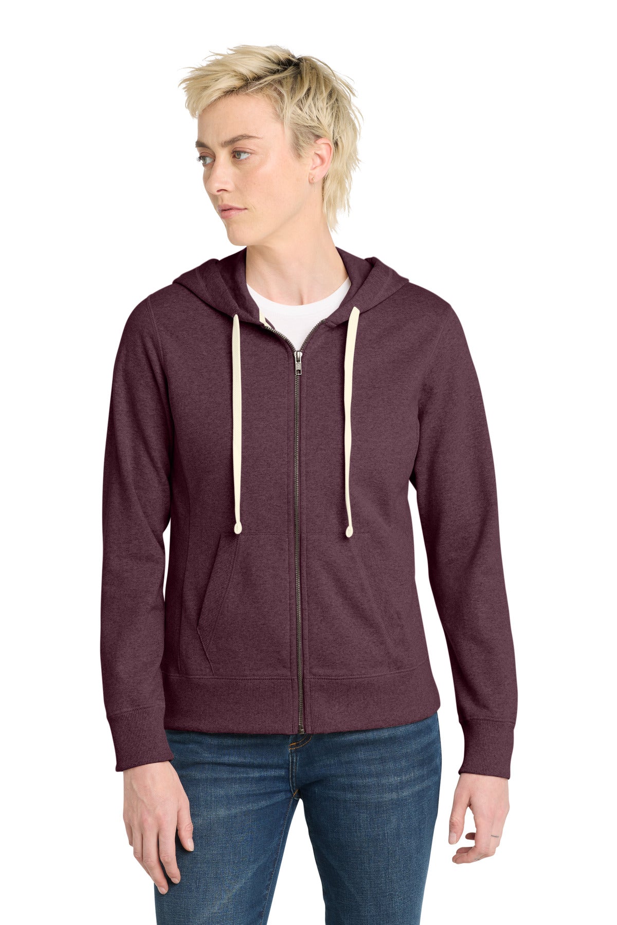 District® Women's Re-Fleece™Full-Zip Hoodie DT8103