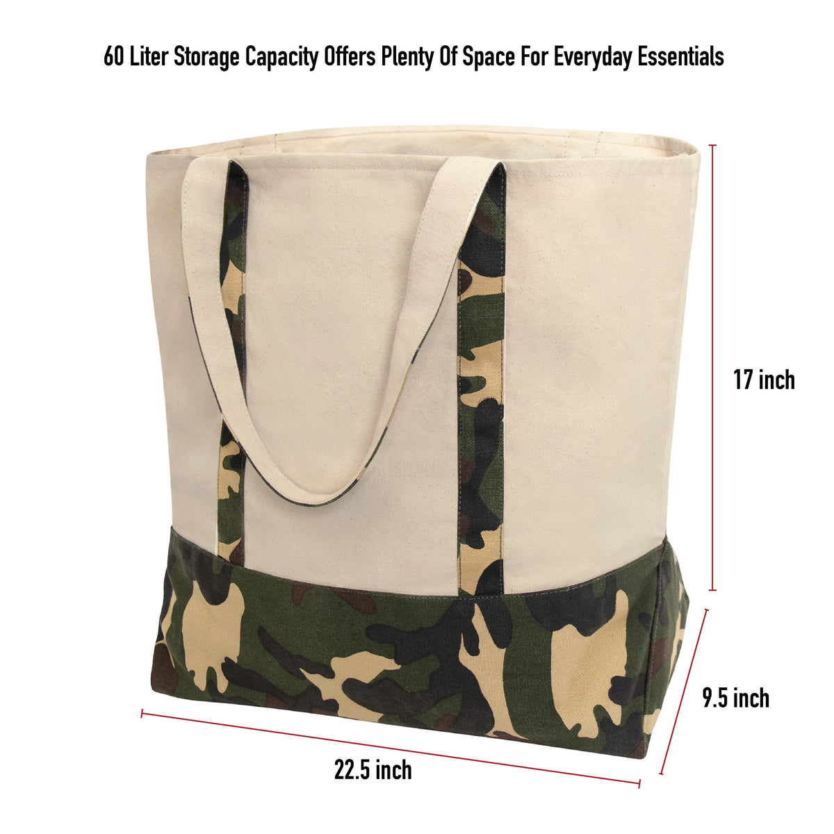 Rothco Large Camo Canvas Tote Bag - Rothco 2426