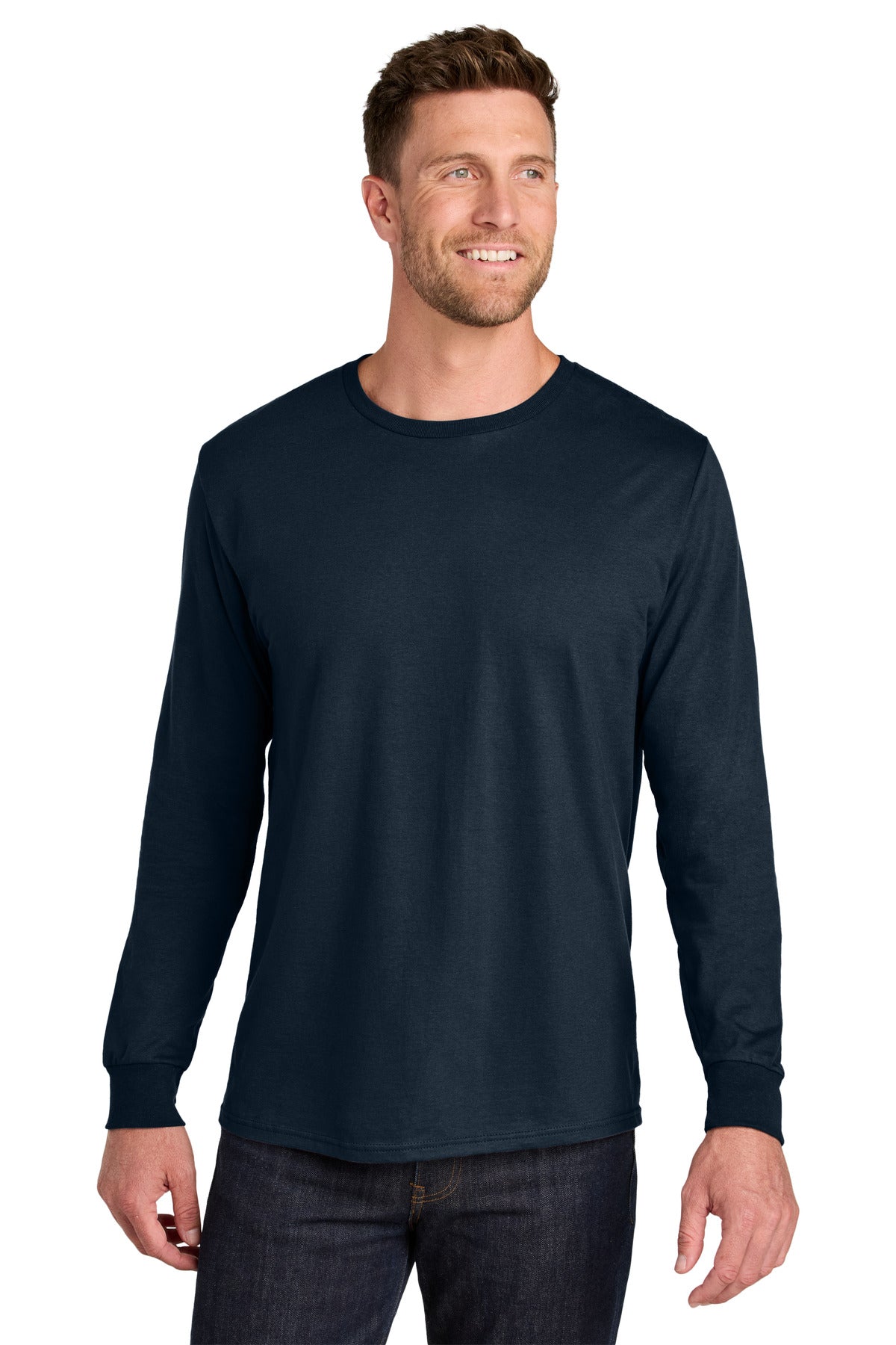 Jerzees Ultimate® Unisex Ring Spun Long Sleeve T-Shirt IC46L