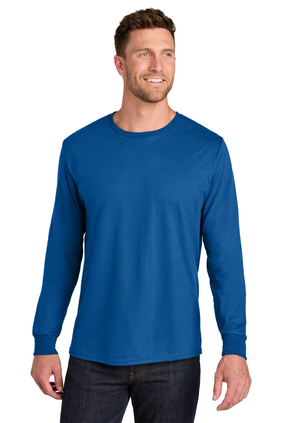 Jerzees Ultimate® Unisex Ring Spun Long Sleeve T-Shirt IC46L