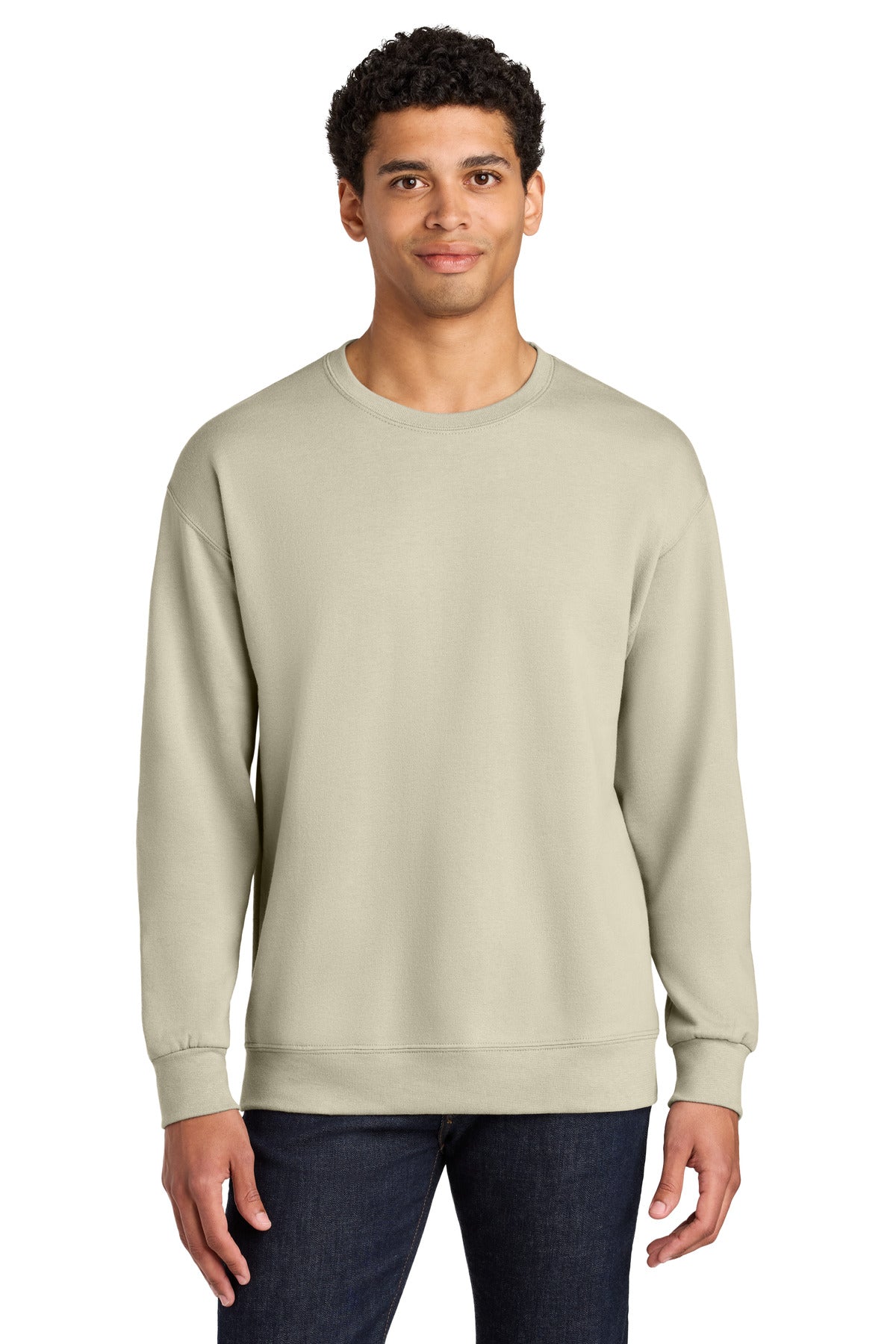 Jerzees Ultimate® Unisex CVC Ring Spun Crewneck Sweatshirt IC48M