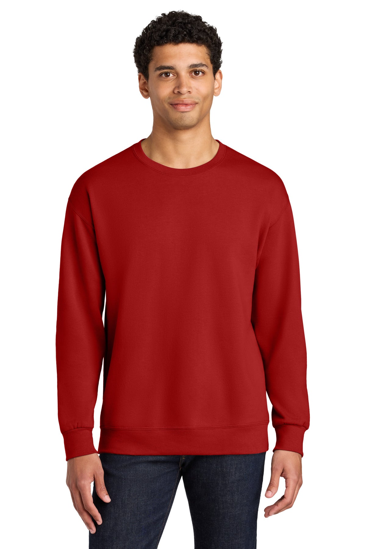 Jerzees Ultimate® Unisex CVC Ring Spun Crewneck Sweatshirt IC48M