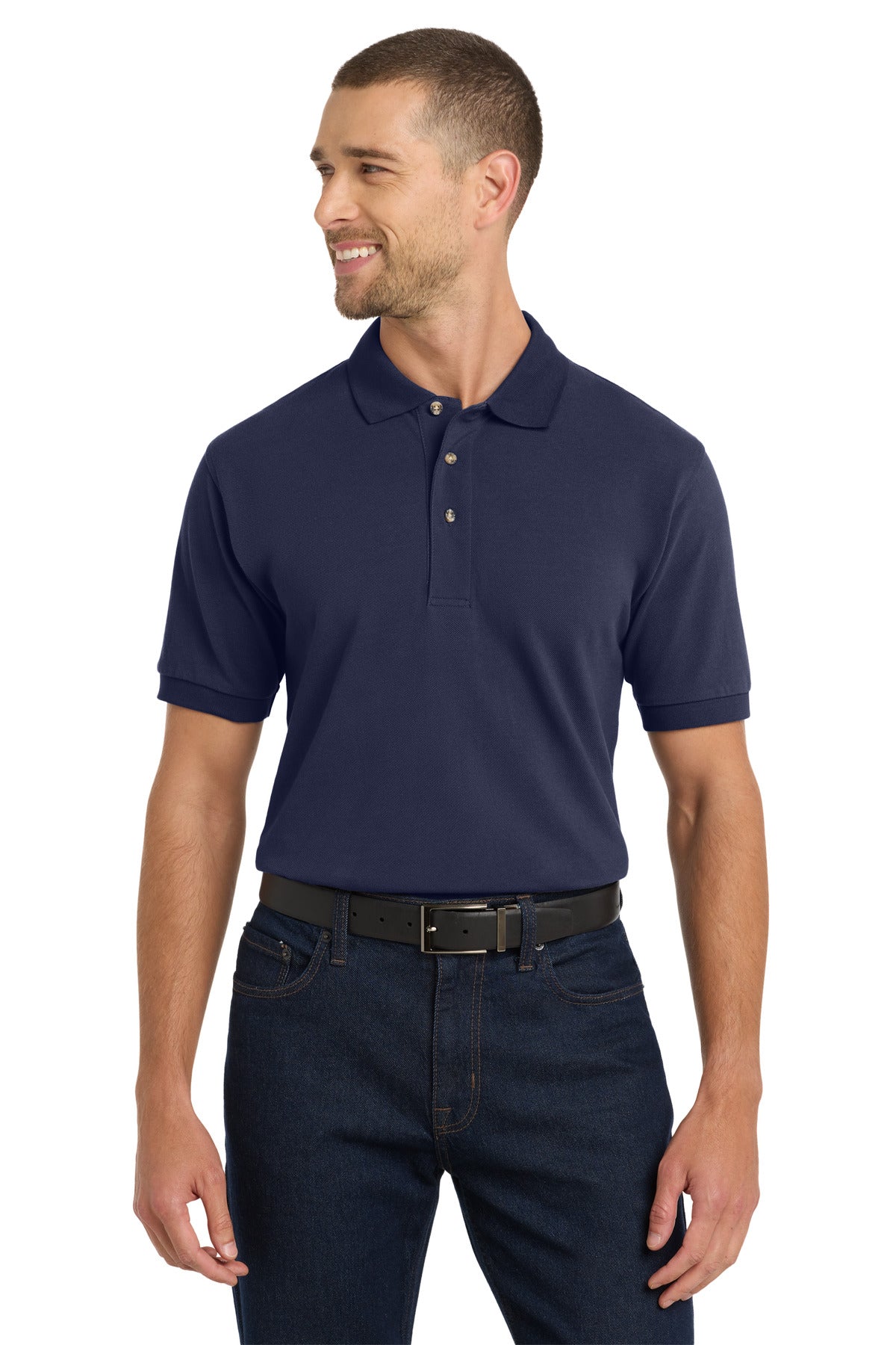 Port Authority® Heavyweight Cotton Pique Polo.  K420