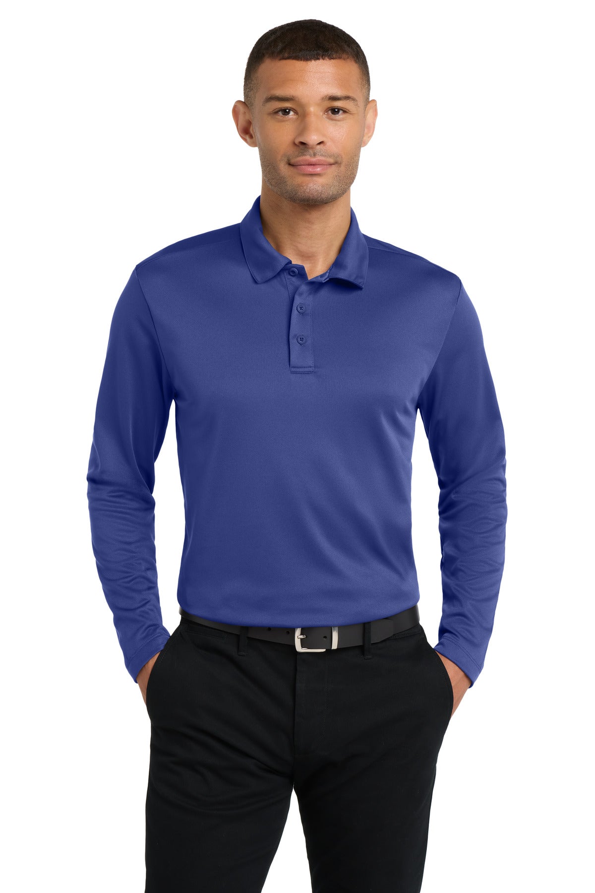 Port Authority® Silk Touch™ Performance Long Sleeve Polo. K540LS