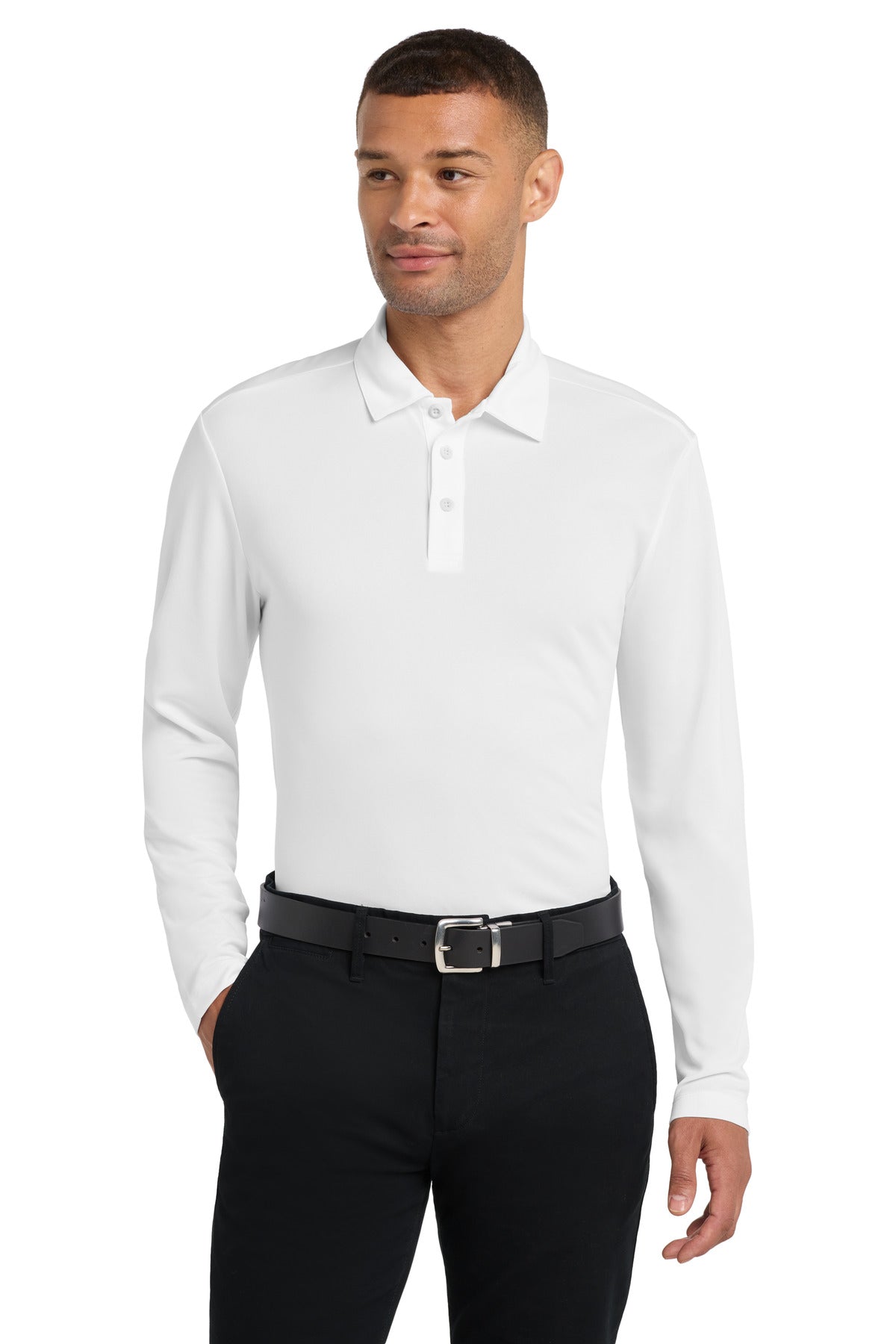 Port Authority® Silk Touch™ Performance Long Sleeve Polo. K540LS