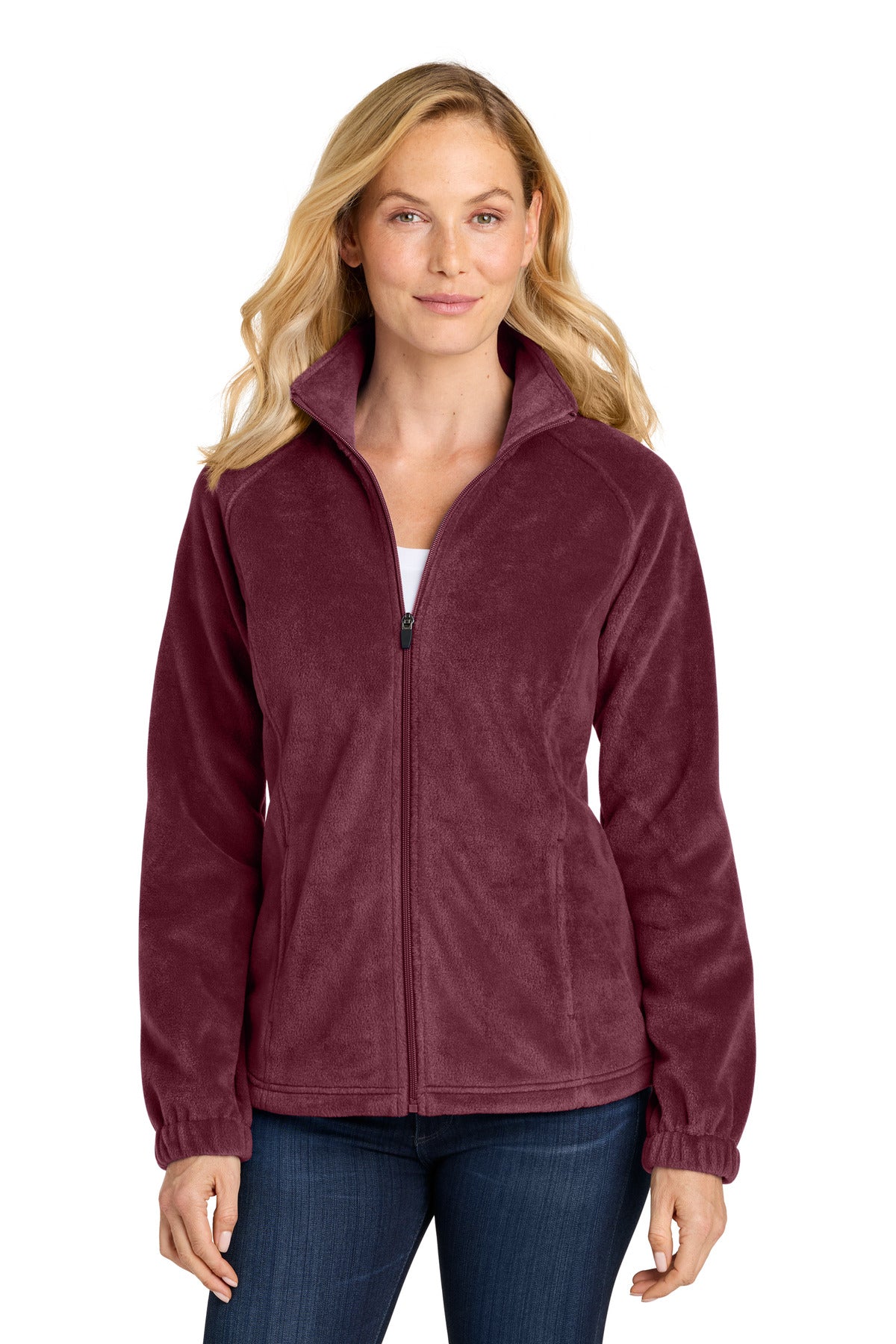 Port Authority® Women's Plush Fleece Full-Zip Jacket L190
