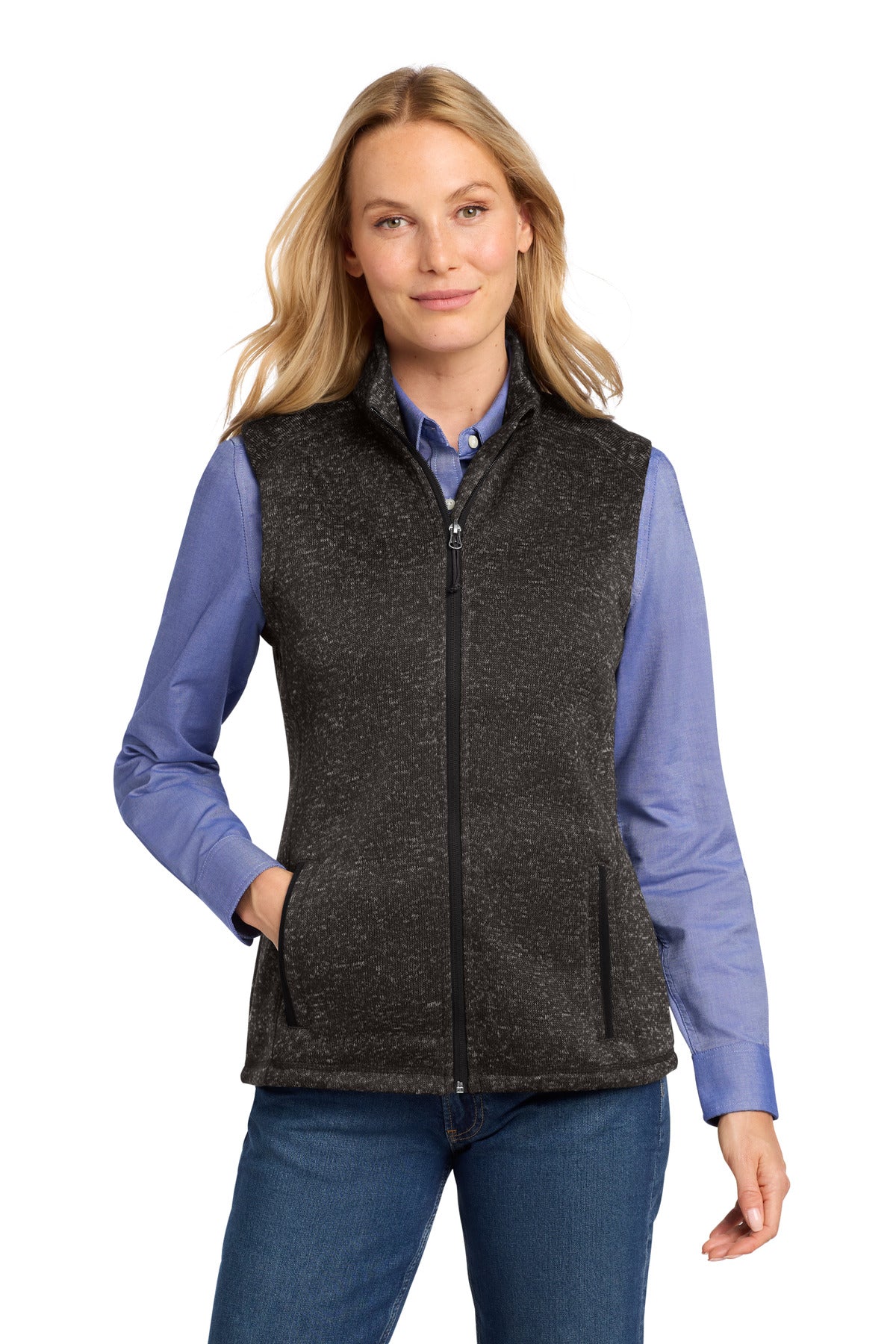 Port Authority ® Women's Sweater Fleece Vest L236