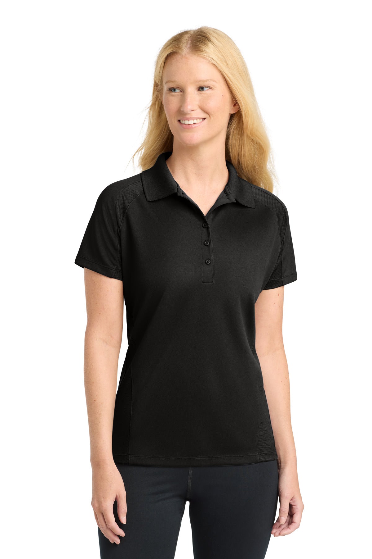 Sport-Tek® Women's Dri-Mesh® Pro Polo. L474