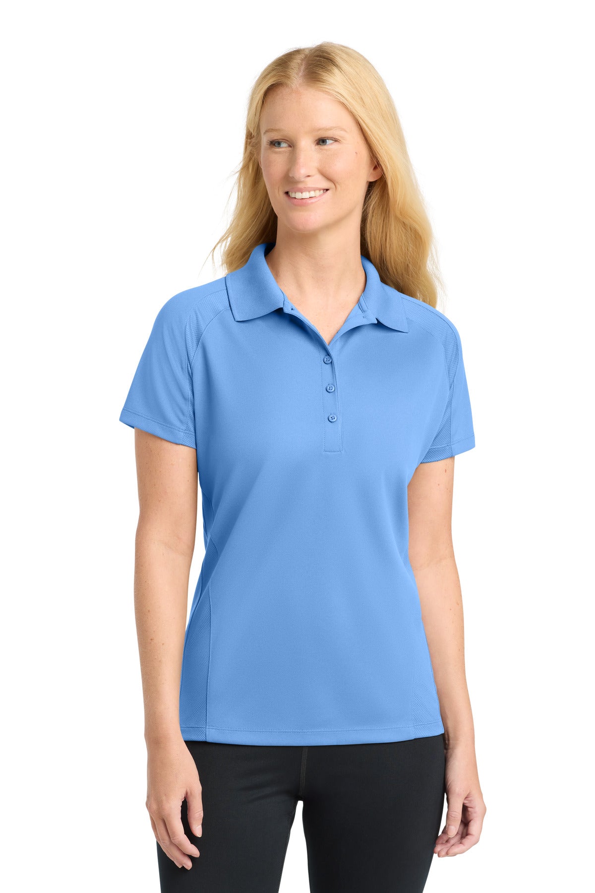 Sport-Tek® Women's Dri-Mesh® Pro Polo. L474