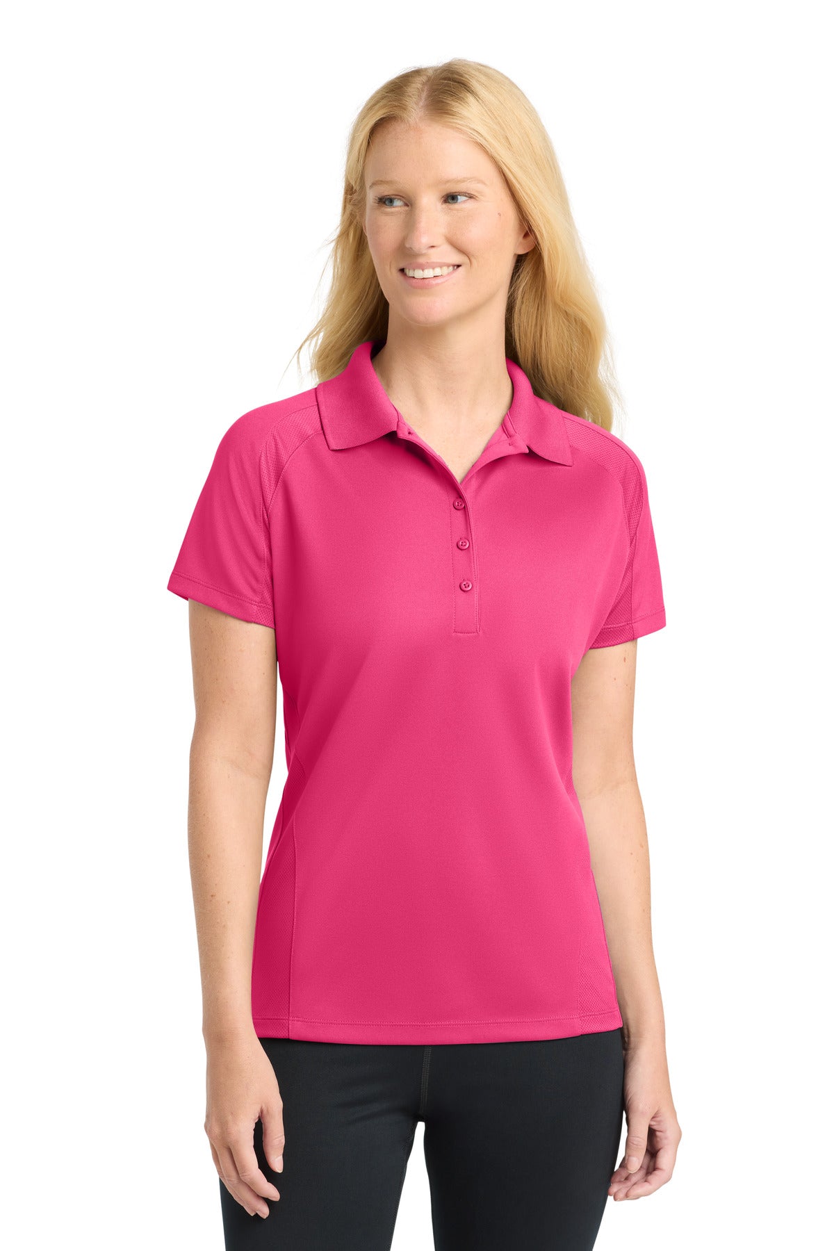 Sport-Tek® Women's Dri-Mesh® Pro Polo. L474