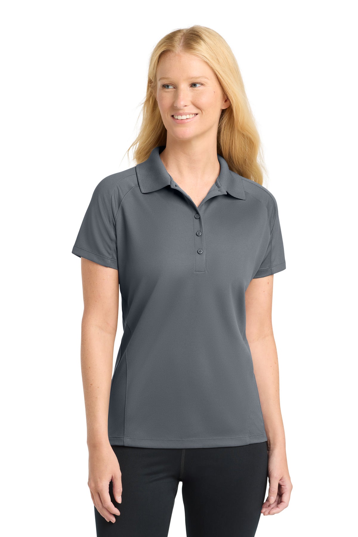 Sport-Tek® Women's Dri-Mesh® Pro Polo. L474