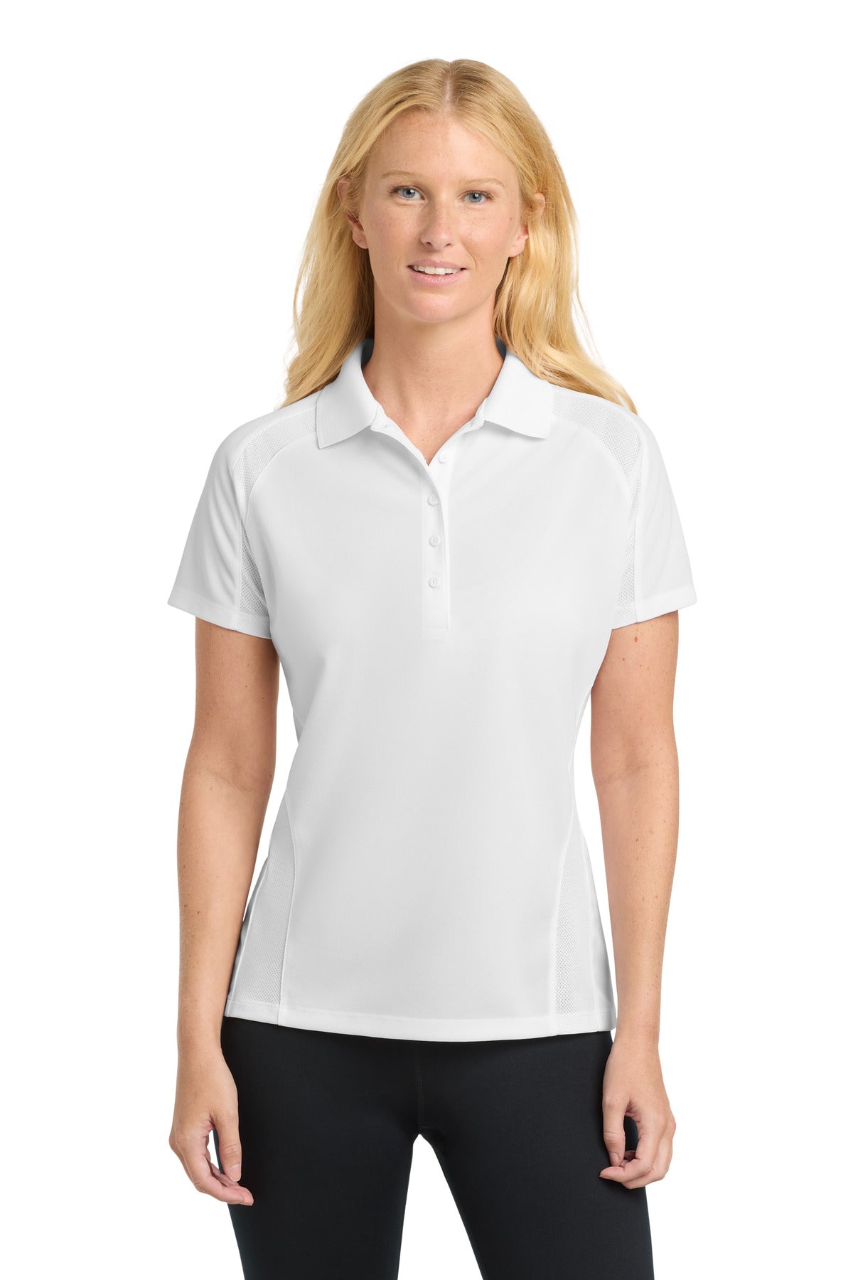 Sport-Tek® Women's Dri-Mesh® Pro Polo. L474