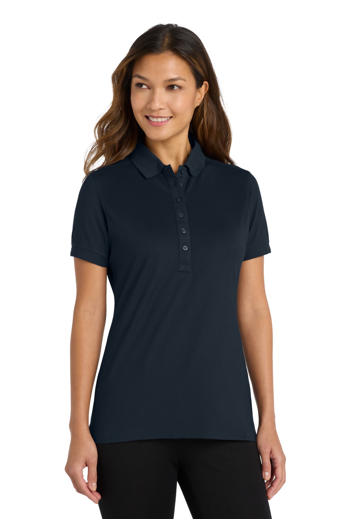 Port Authority® Women's Stretch Pique Polo. L555