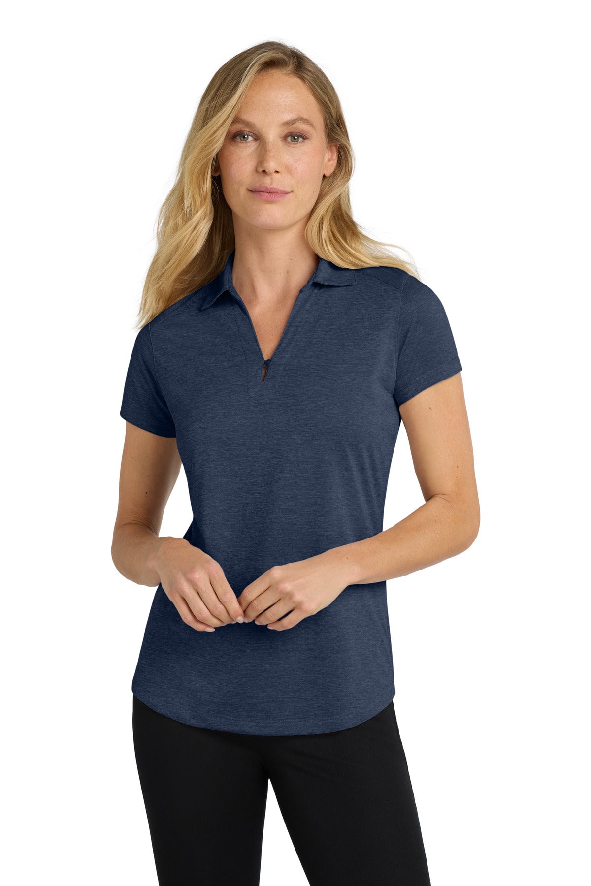 Port Authority® Women's Digi Heather Performance Polo. L574