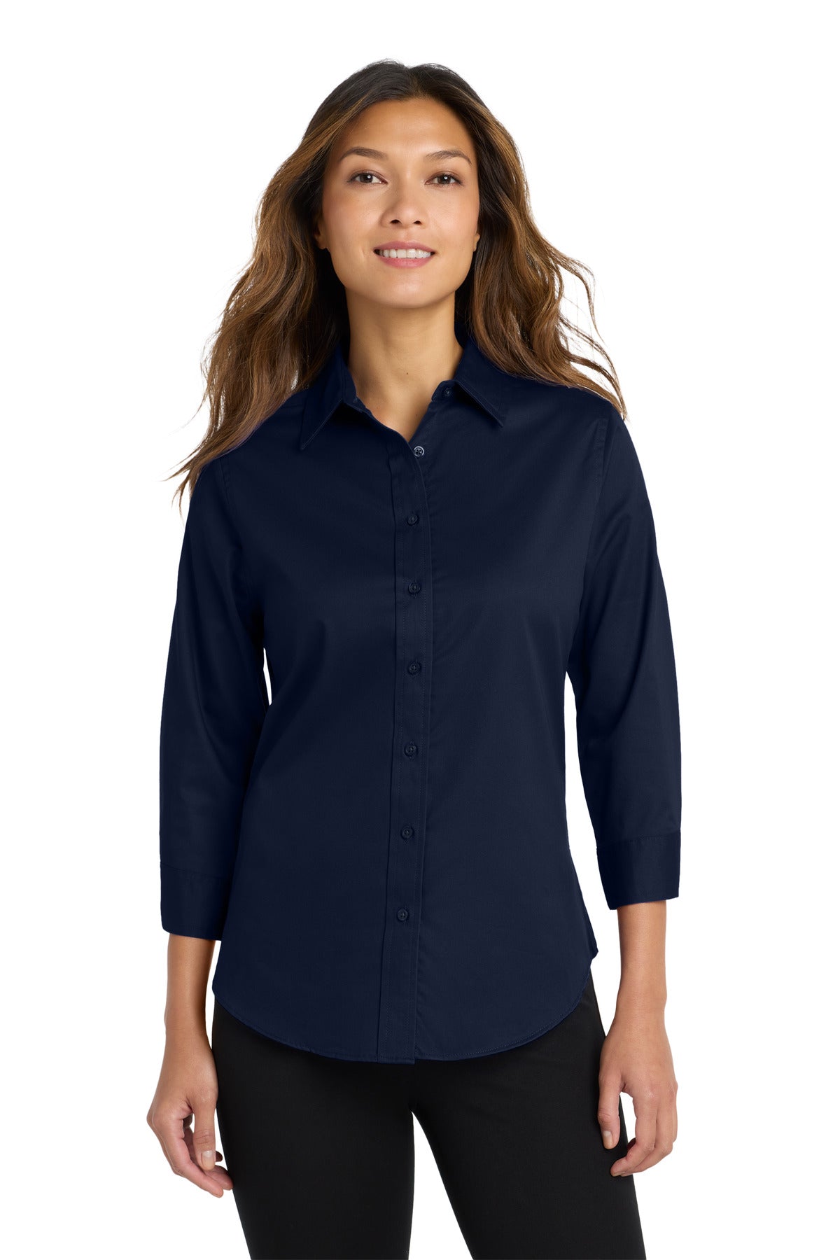 Port Authority® Women's 3/4-Sleeve Easy Care Shirt. L612