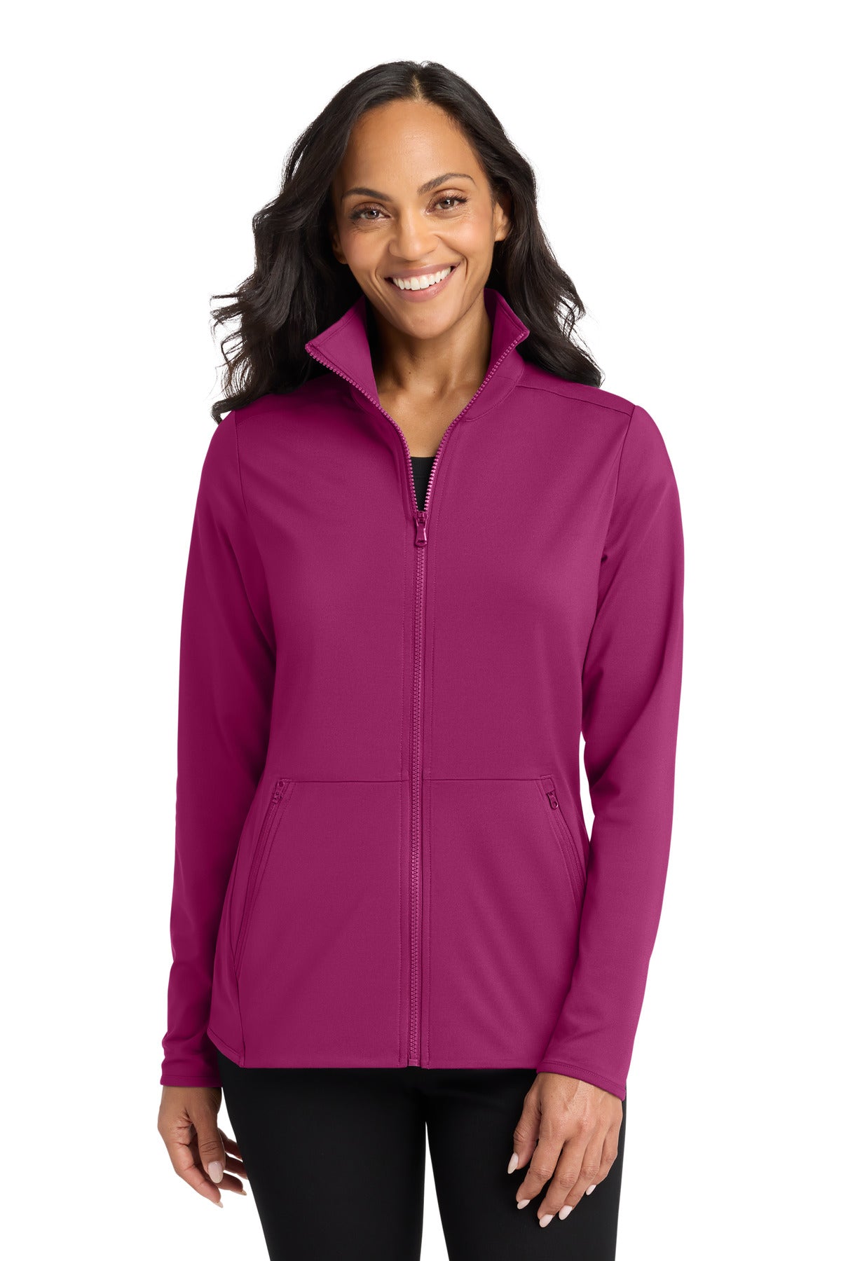 Port Authority® Women's Accord Stretch Fleece Full-Zip LK595