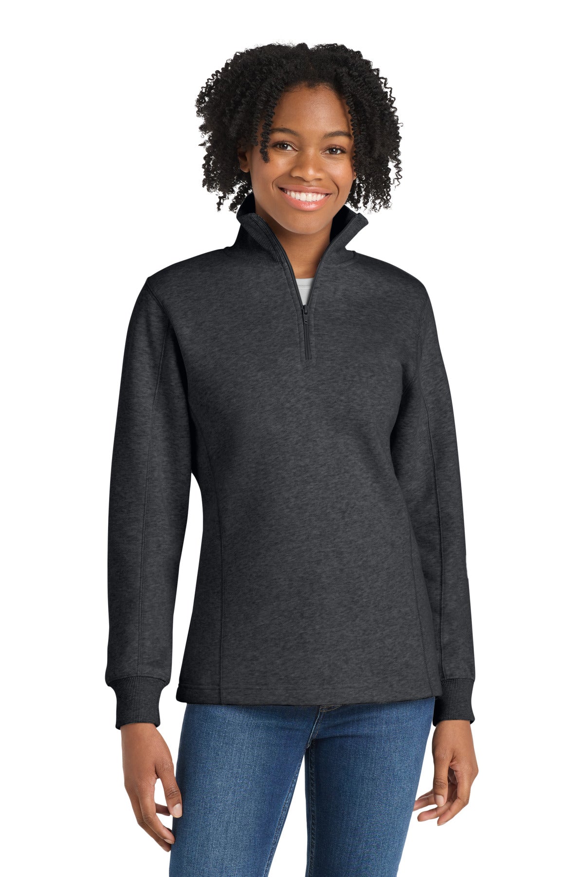 Sport-Tek® Women's 1/4-Zip Sweatshirt. LST253