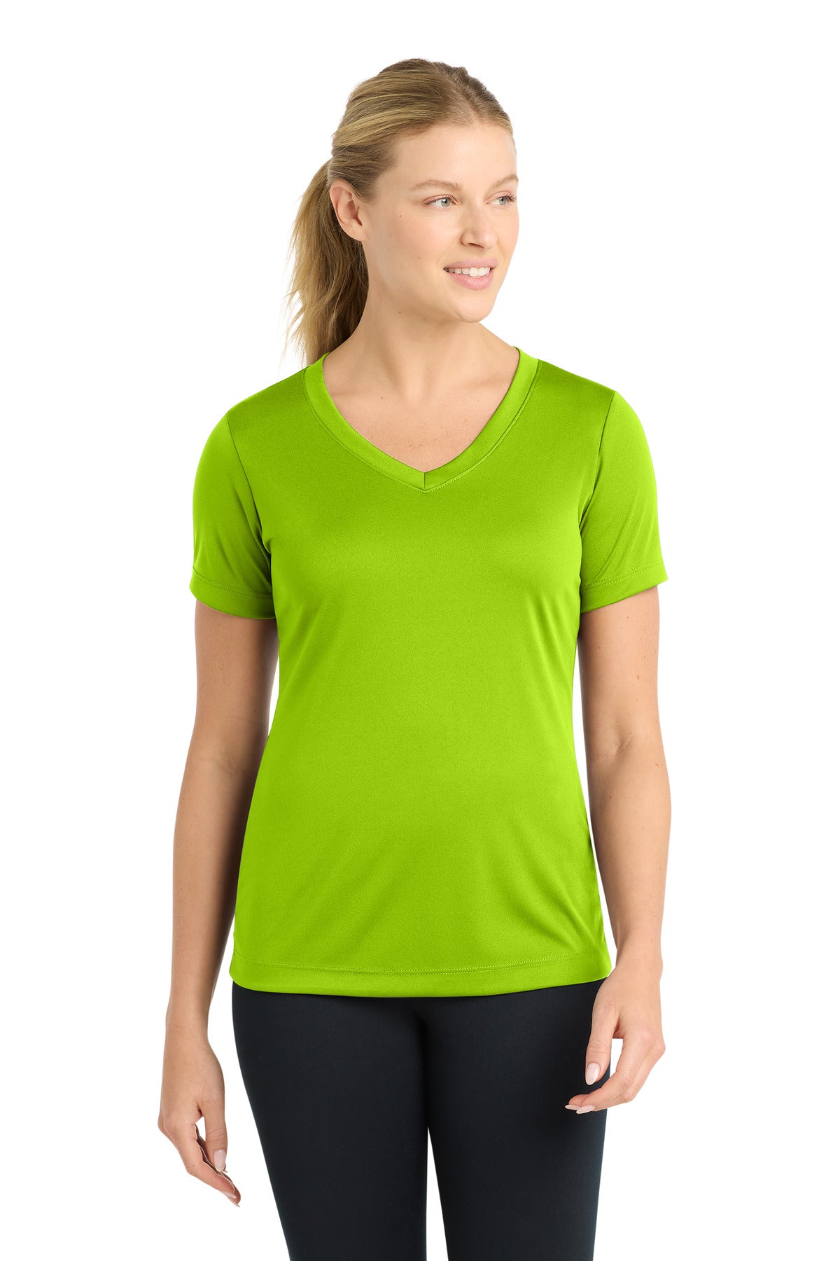 Sport-Tek® Women's PosiCharge® Competitor™ V-Neck Tee. LST353