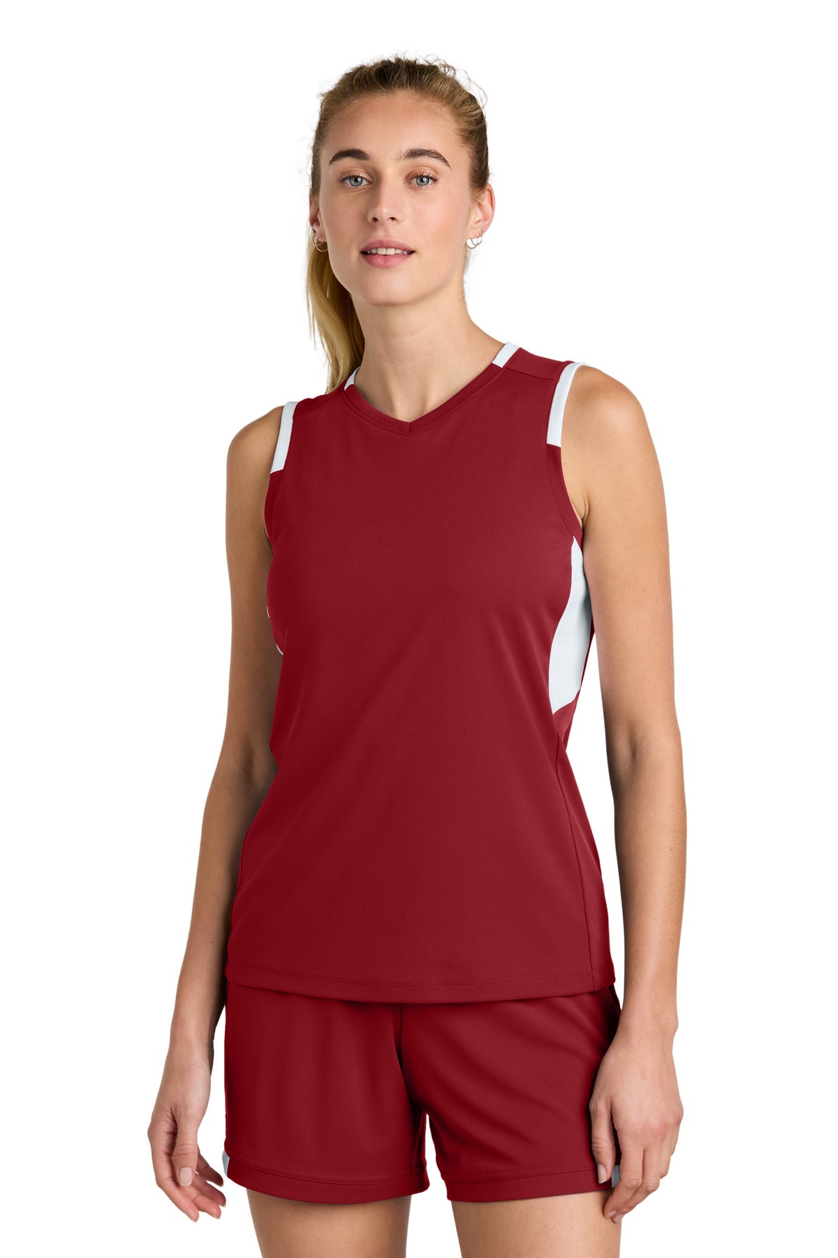 Sport-Tek® Women's Club Sleeveless V-Neck LST441