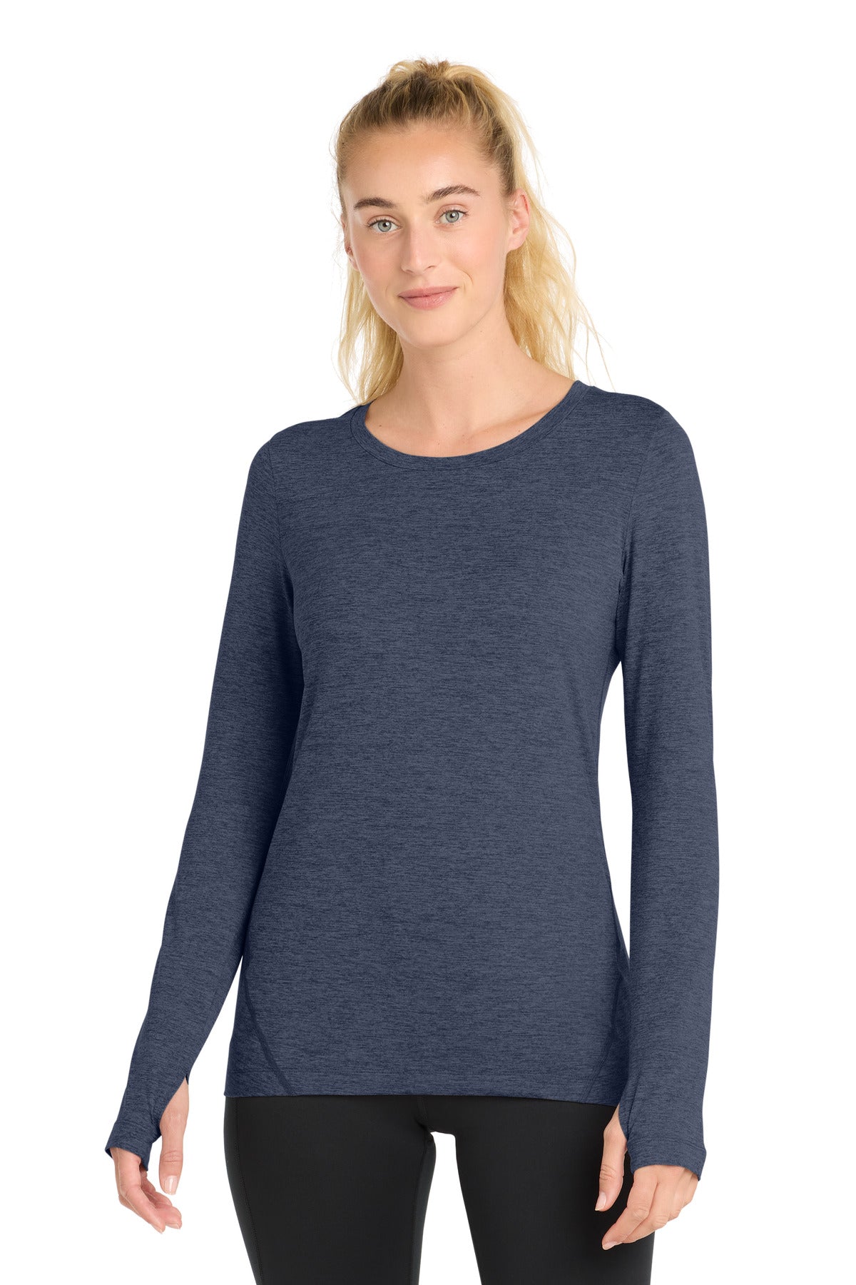 Sport-Tek ® Women's Exchange 1.5 Long Sleeve Crew. LST710