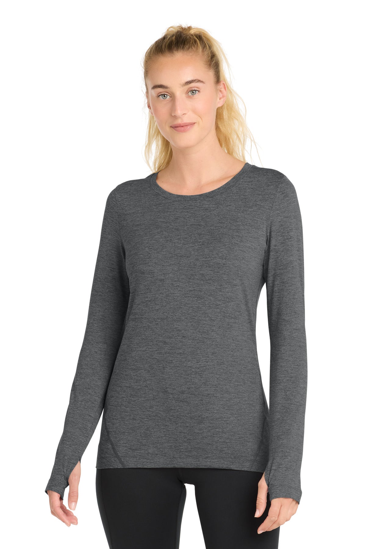 Sport-Tek ® Women's Exchange 1.5 Long Sleeve Crew. LST710