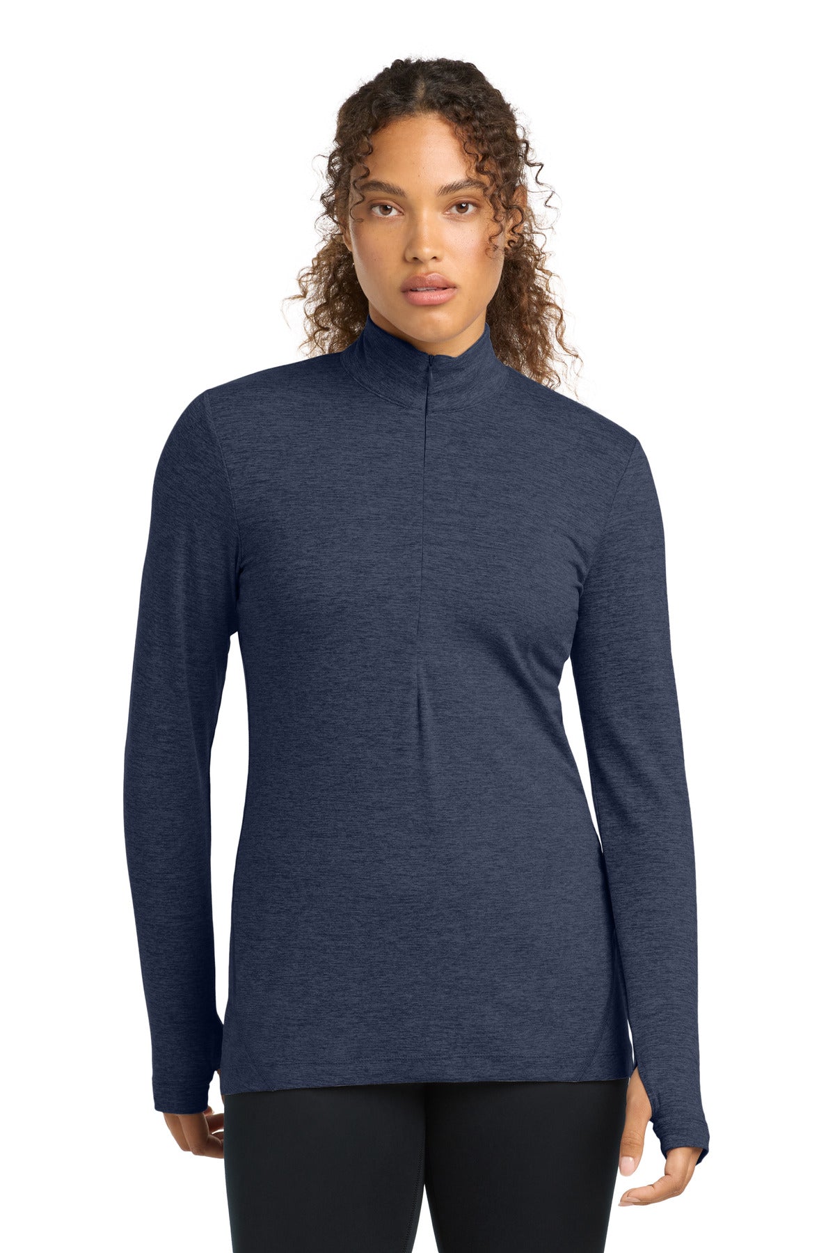Sport-Tek® Women's Exchange 1.5 Long Sleeve 1/2-Zip LST711