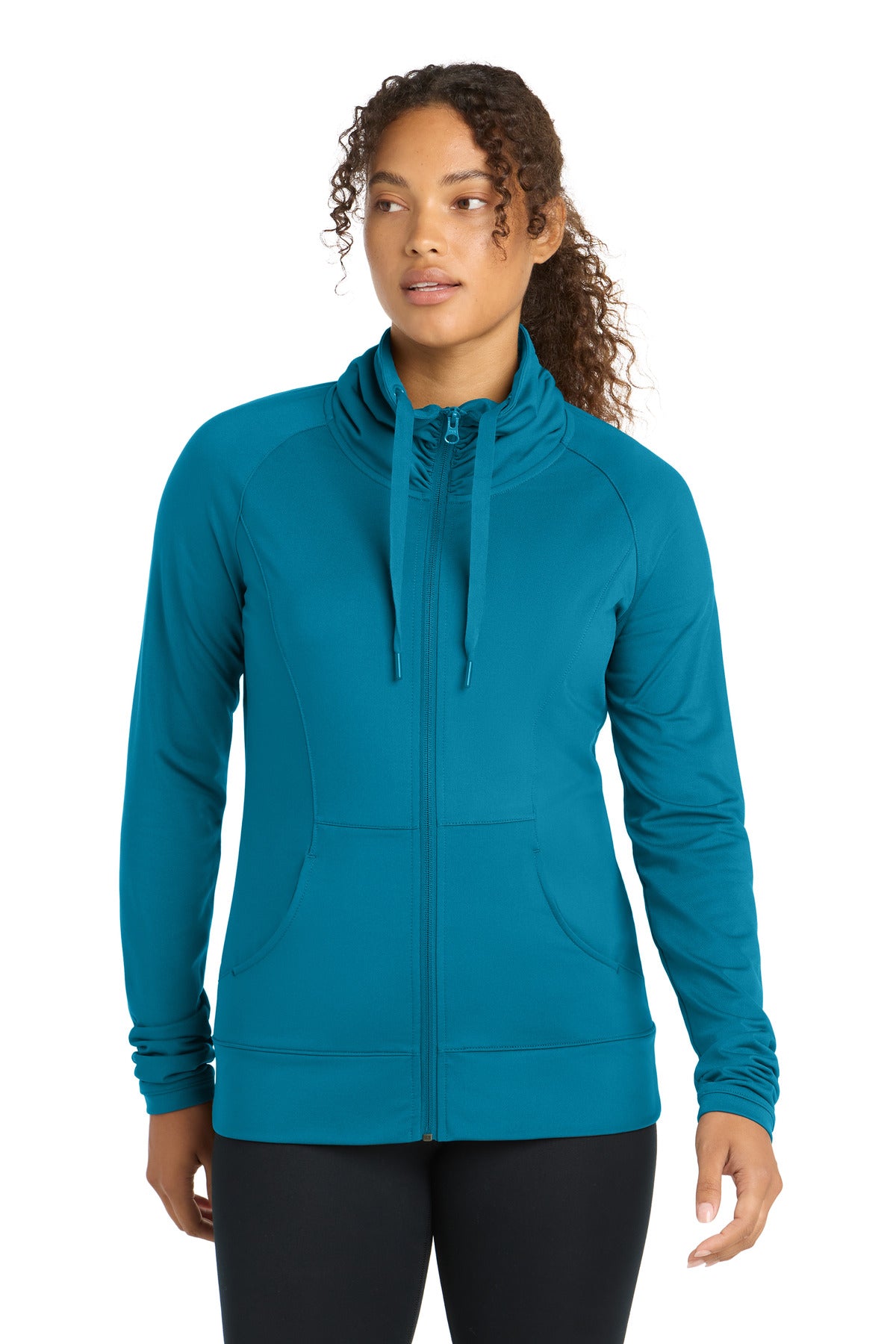 Sport-Tek® Women's Sport-Wick® Stretch Full-Zip Jacket. LST852
