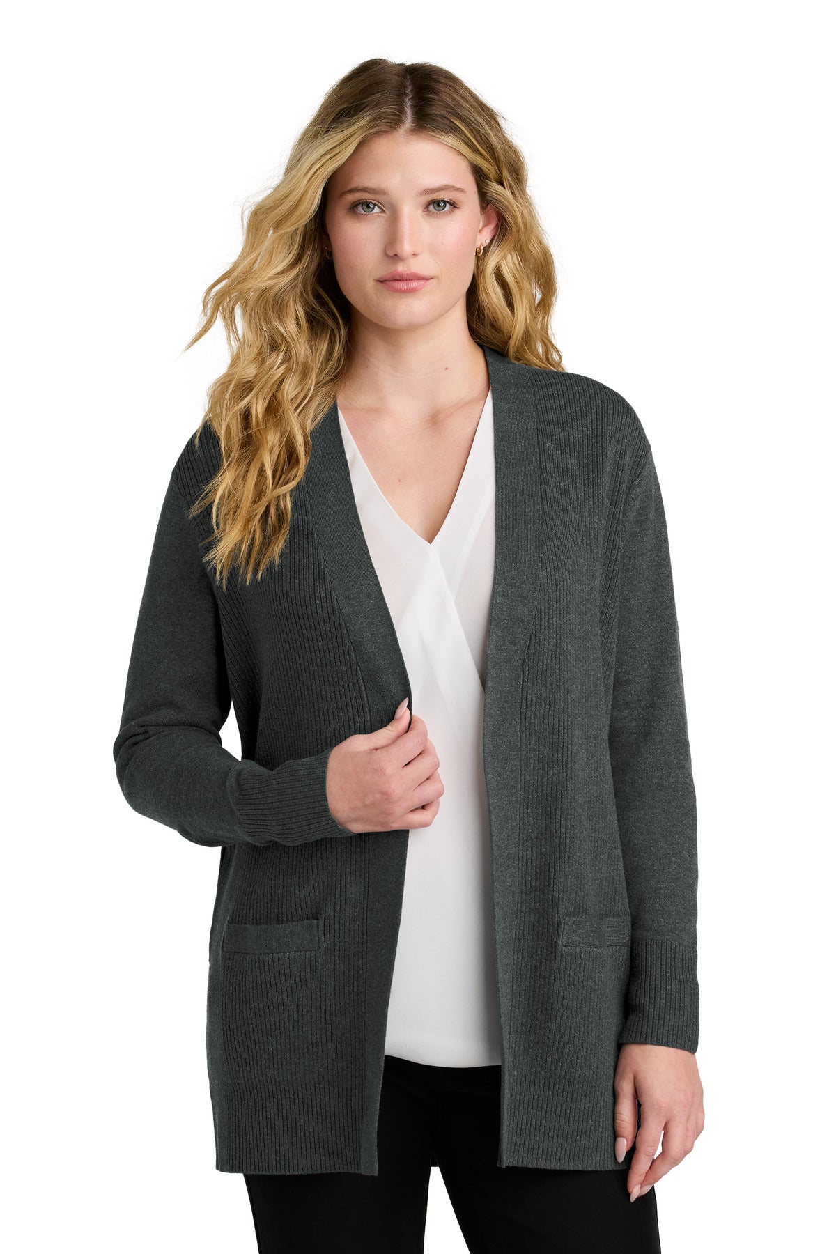 Port Authority® Women's Easy Care Open-Front Cardigan Sweater LSW2890