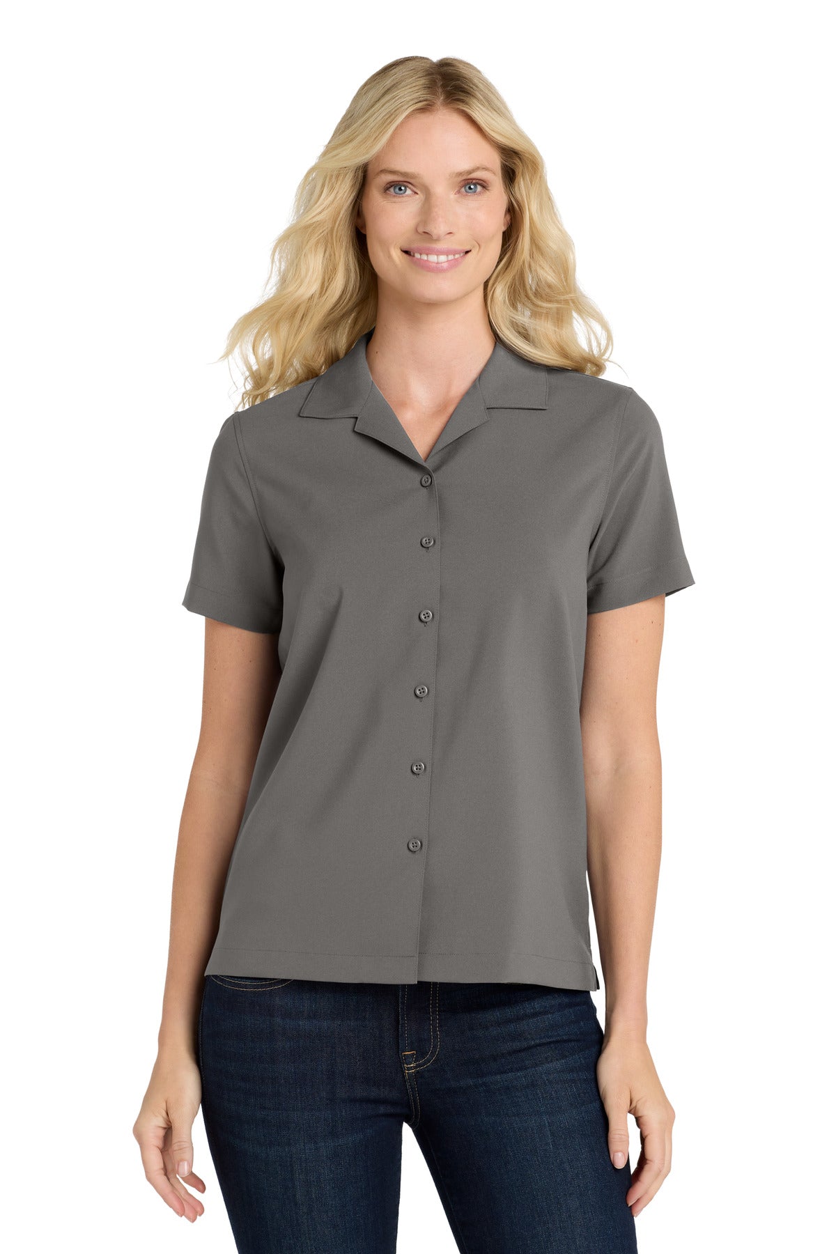 Port Authority® Women's Short Sleeve Performance Staff Shirt LW400