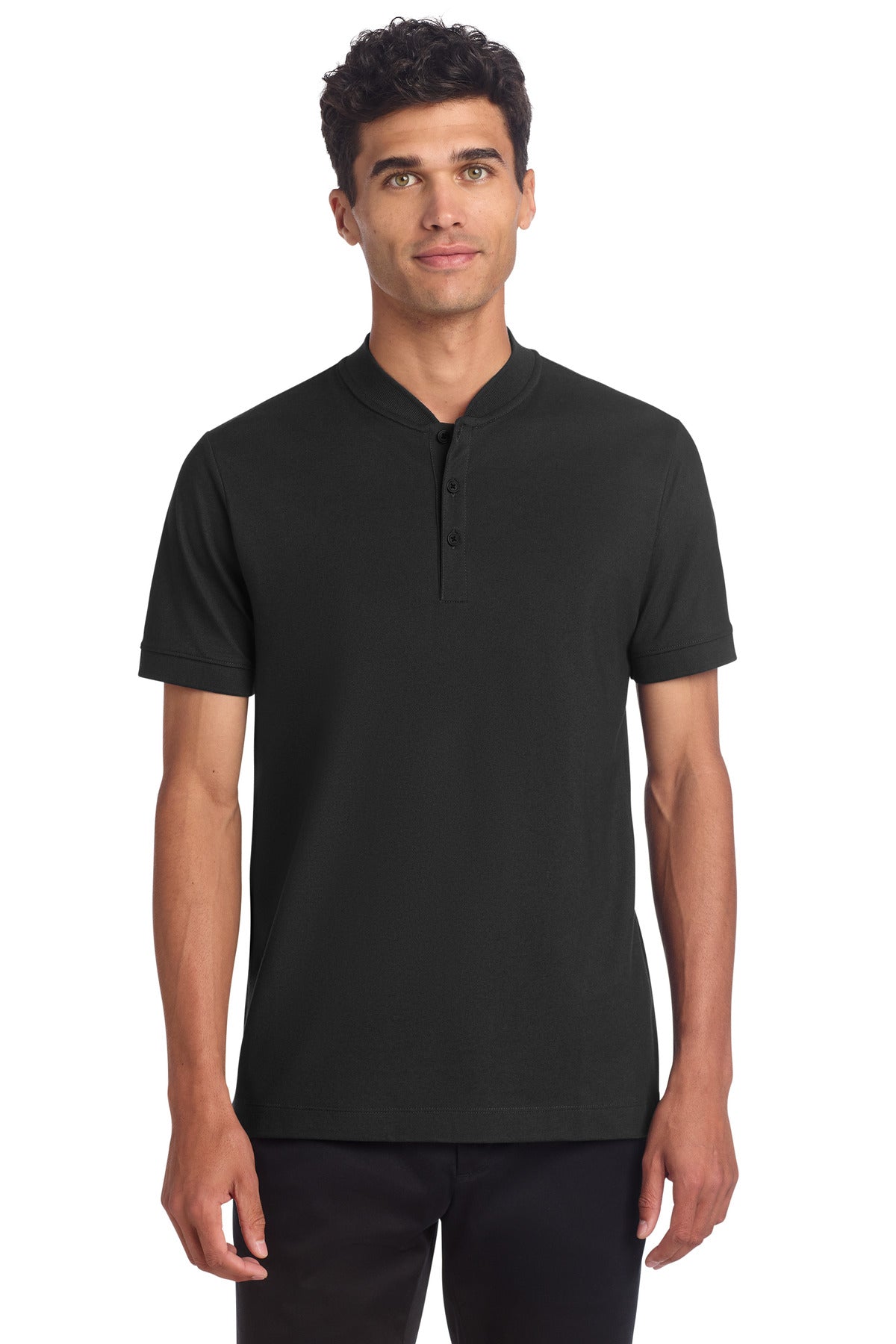 Mercer+Mettle® Stretch Pique Henley MM1008