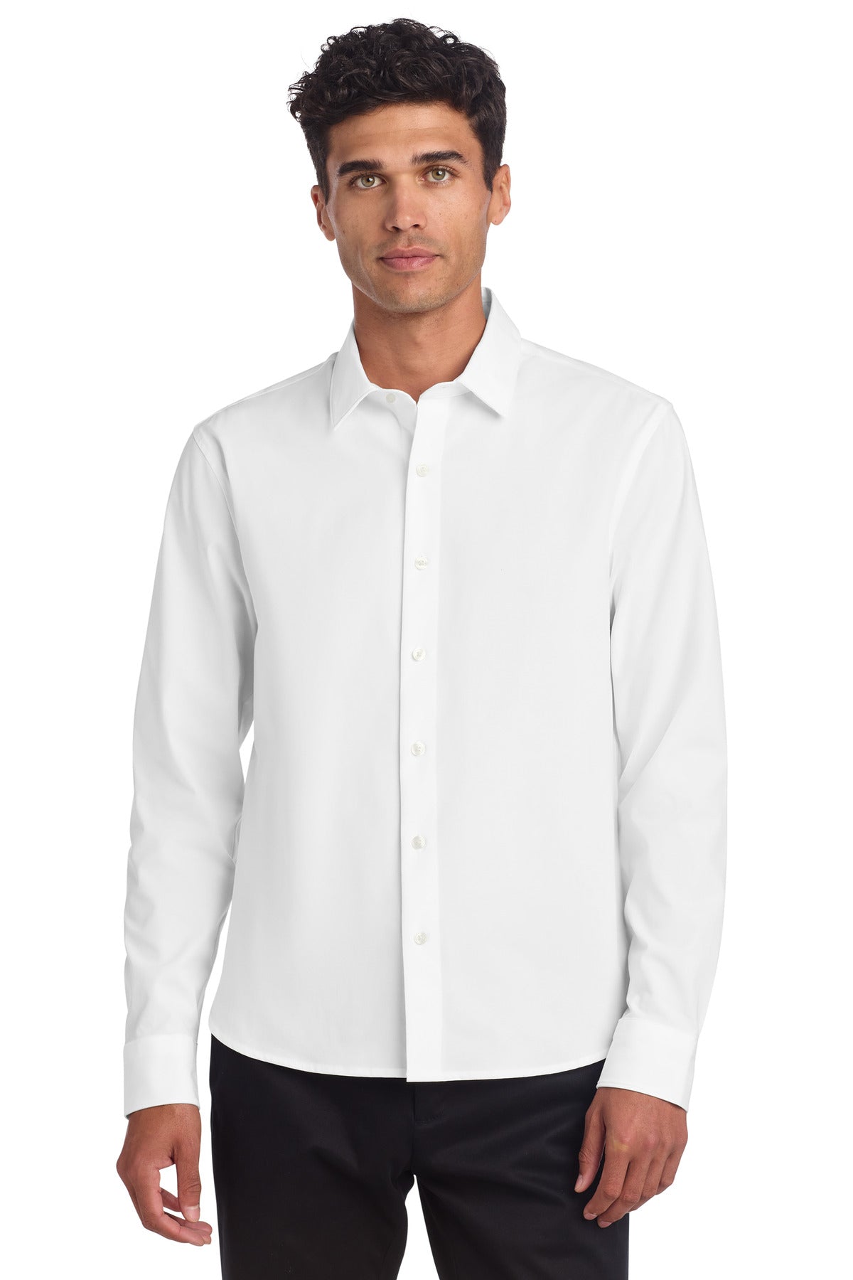 Mercer+Mettle® Long Sleeve Stretch Woven Shirt MM2000