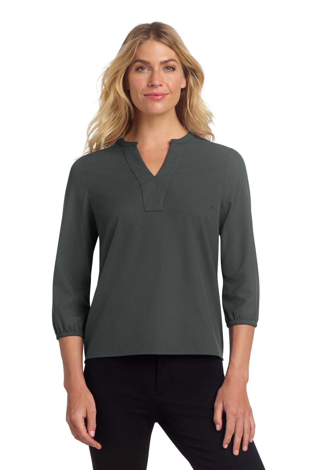 Mercer+Mettle® Women's Stretch Crepe 3/4-Sleeve Blouse MM2011